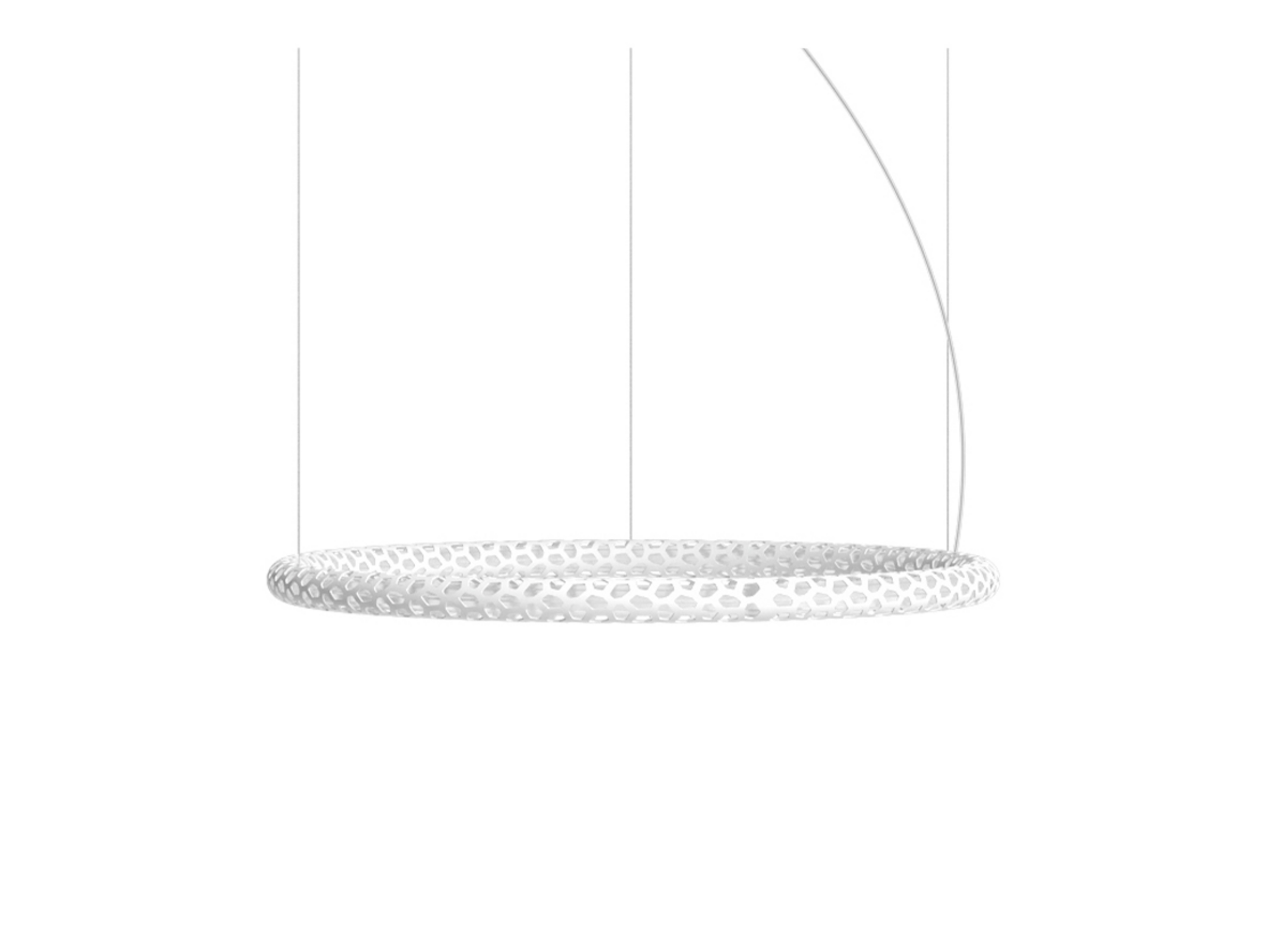 Squiggle H1 Lampa Wisząca 3000K Matt White - Rotaliana
