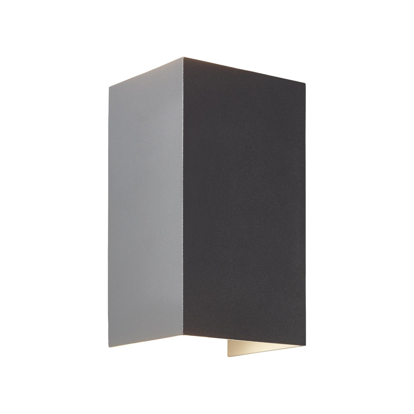 Hilly LED vanjska zidna svjetiljka, visina 13,6 cm, tamno siva, metal