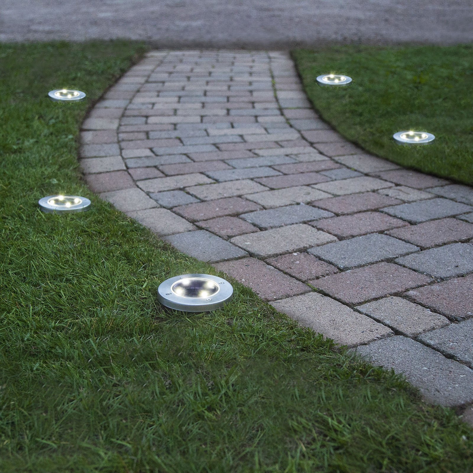 LED-Solarleuchte Lawnlight, mit Erdspieß