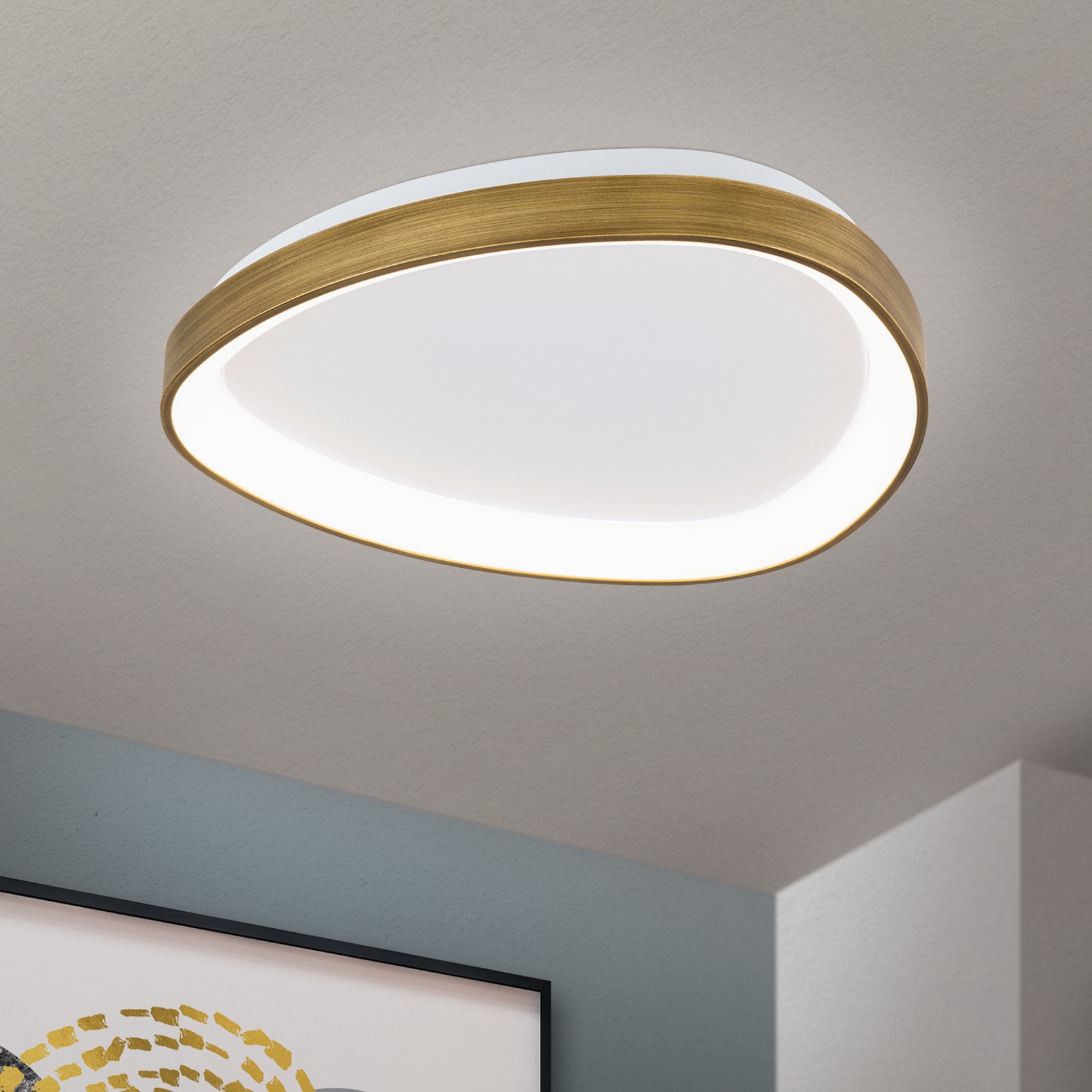LED ceiling light Charlie, 3,000 K, Ø 45 cm