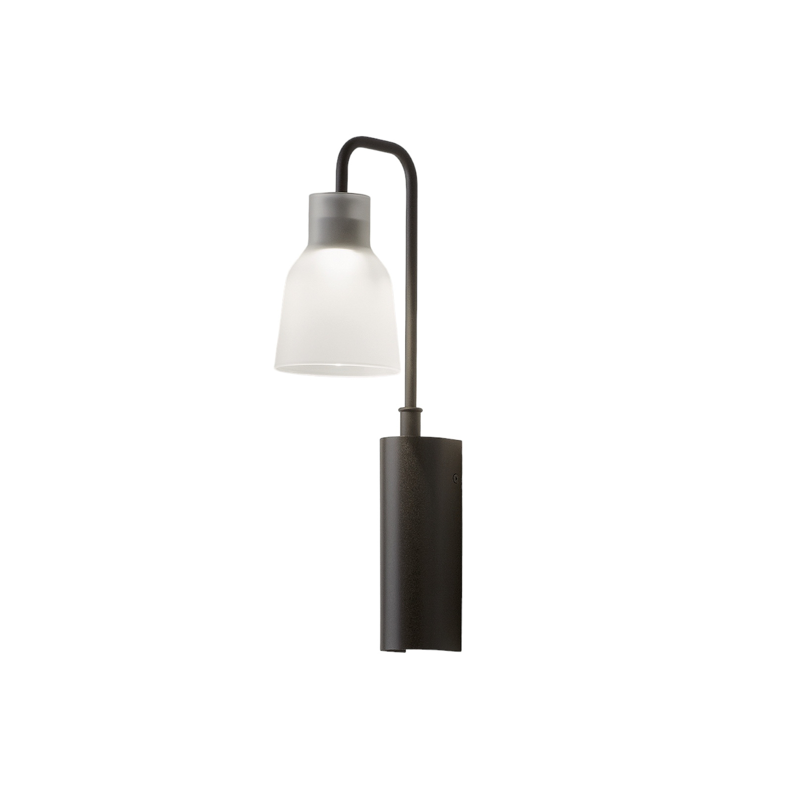 Bover Drip A/02 LED-vägglampa, mattvit