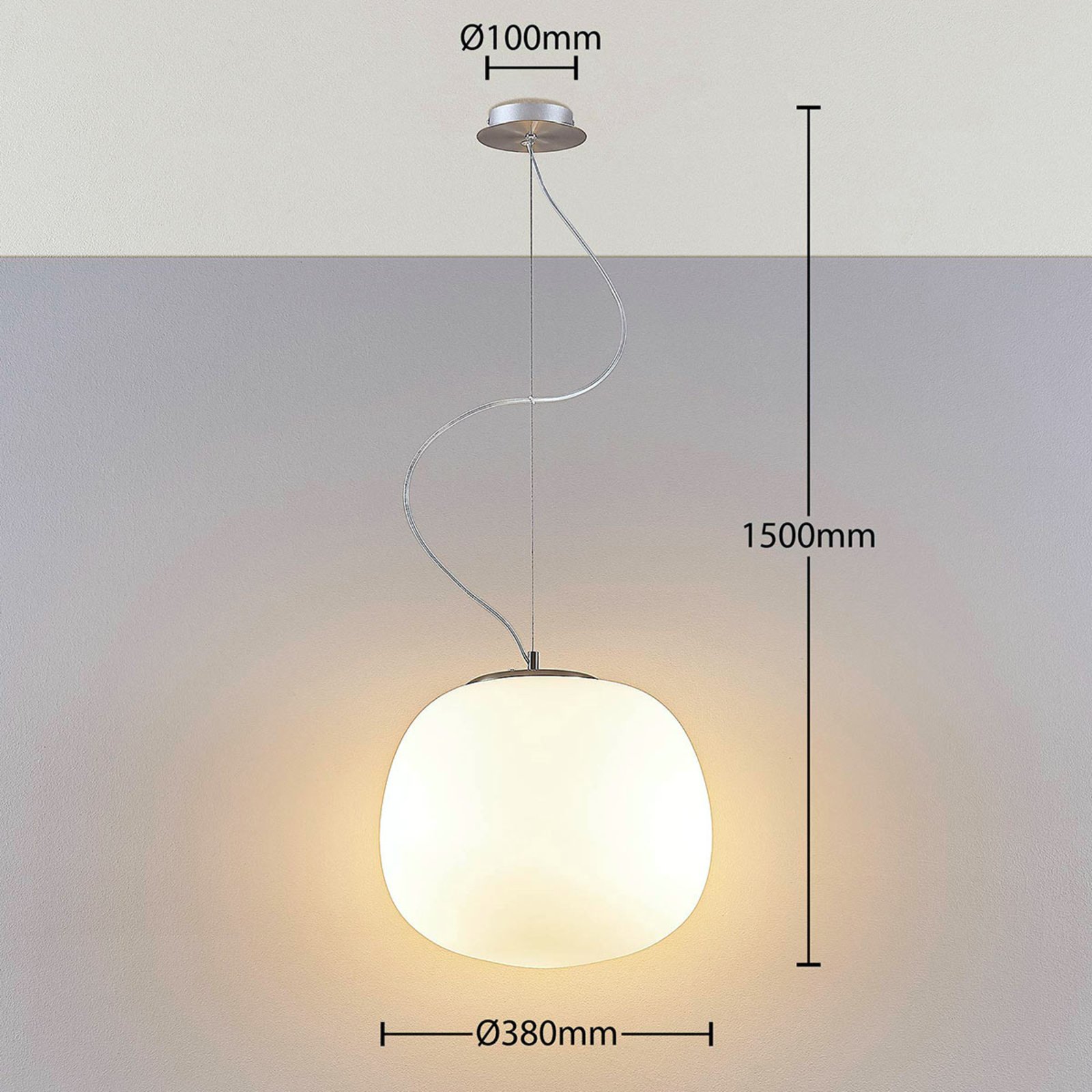 Ginevra Pendelleuchte White - Lindby