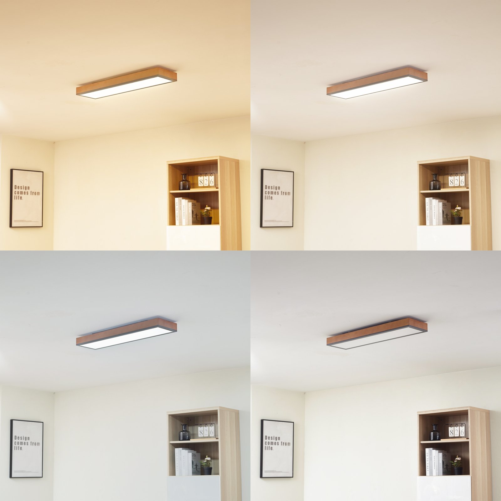 Φωτιστικό οροφής Lindby Laviona LED με CCT, 80 cm
