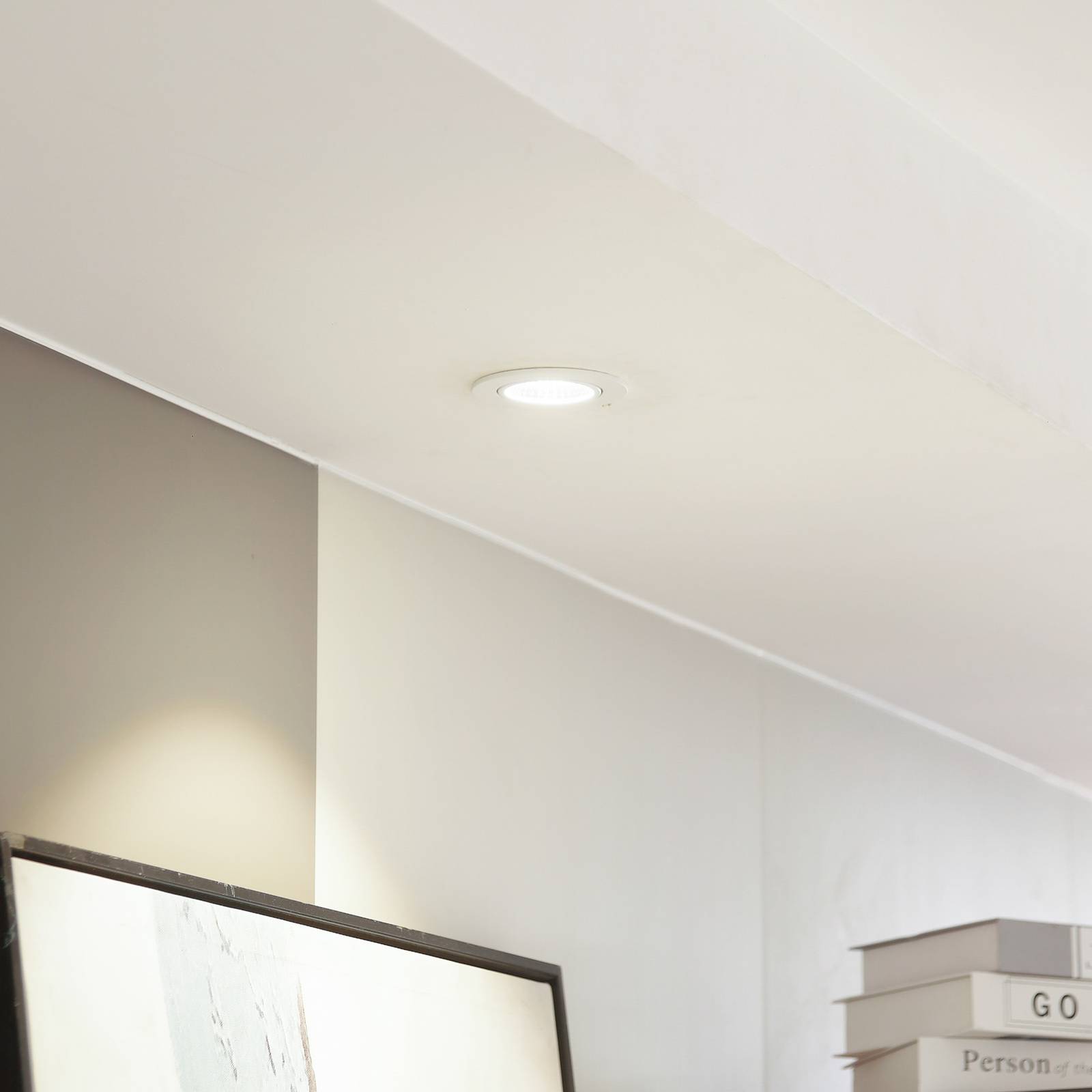 E-shop Arcchio LED stropné svietidlo Zarik, biele, 3 000 K