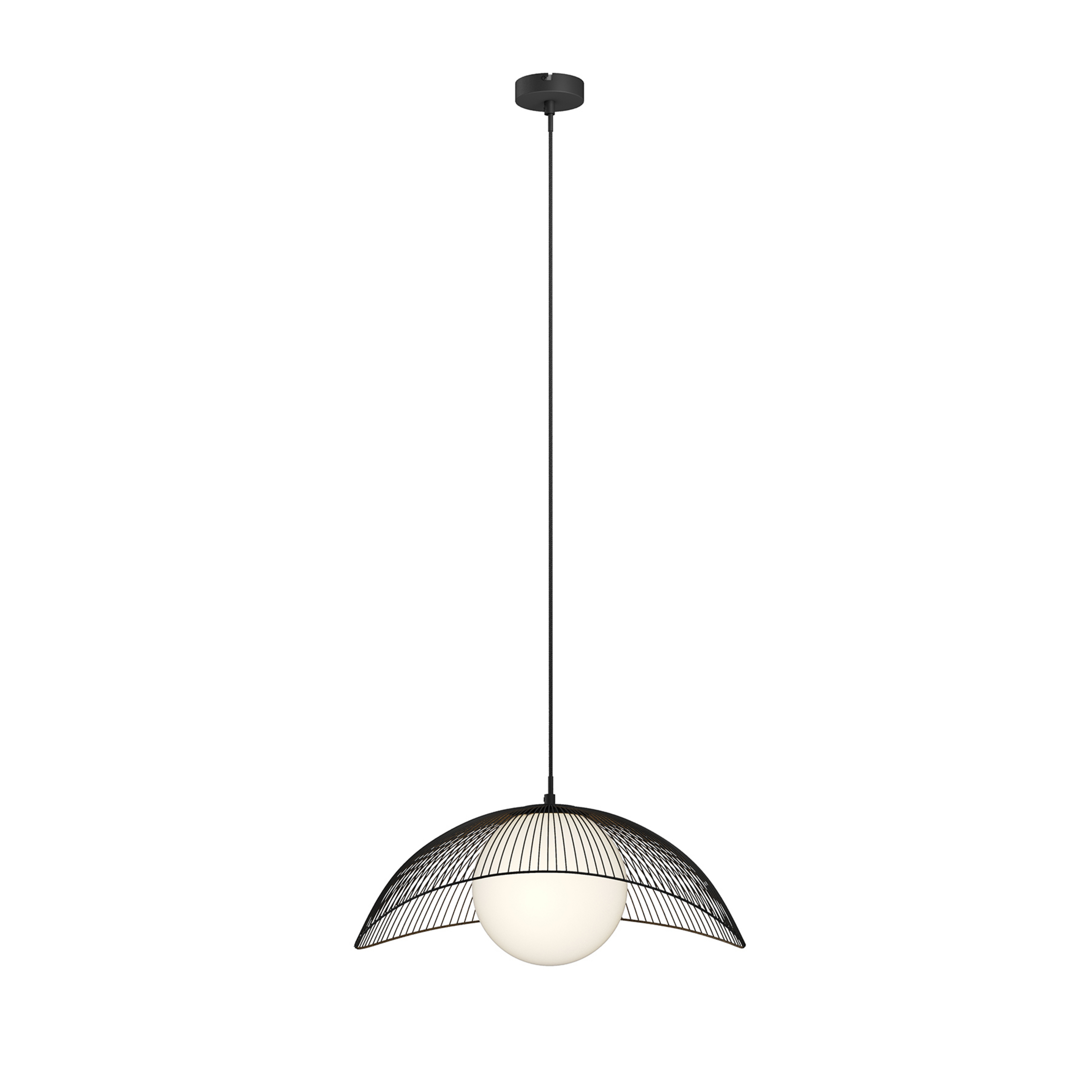 Fabronia Suspension Opal/Black - Lindby