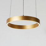 LED-Hängelampe Layla, gold, Ø 44 cm CCT, höhenverstellbar