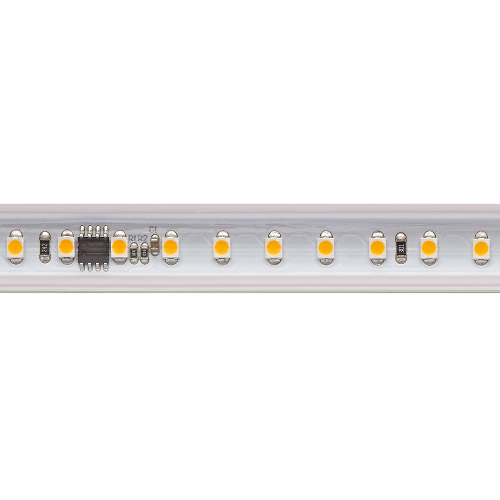 LED-Strip 5966 mit Endkappe, 230V, 10m, Ra90, IP65