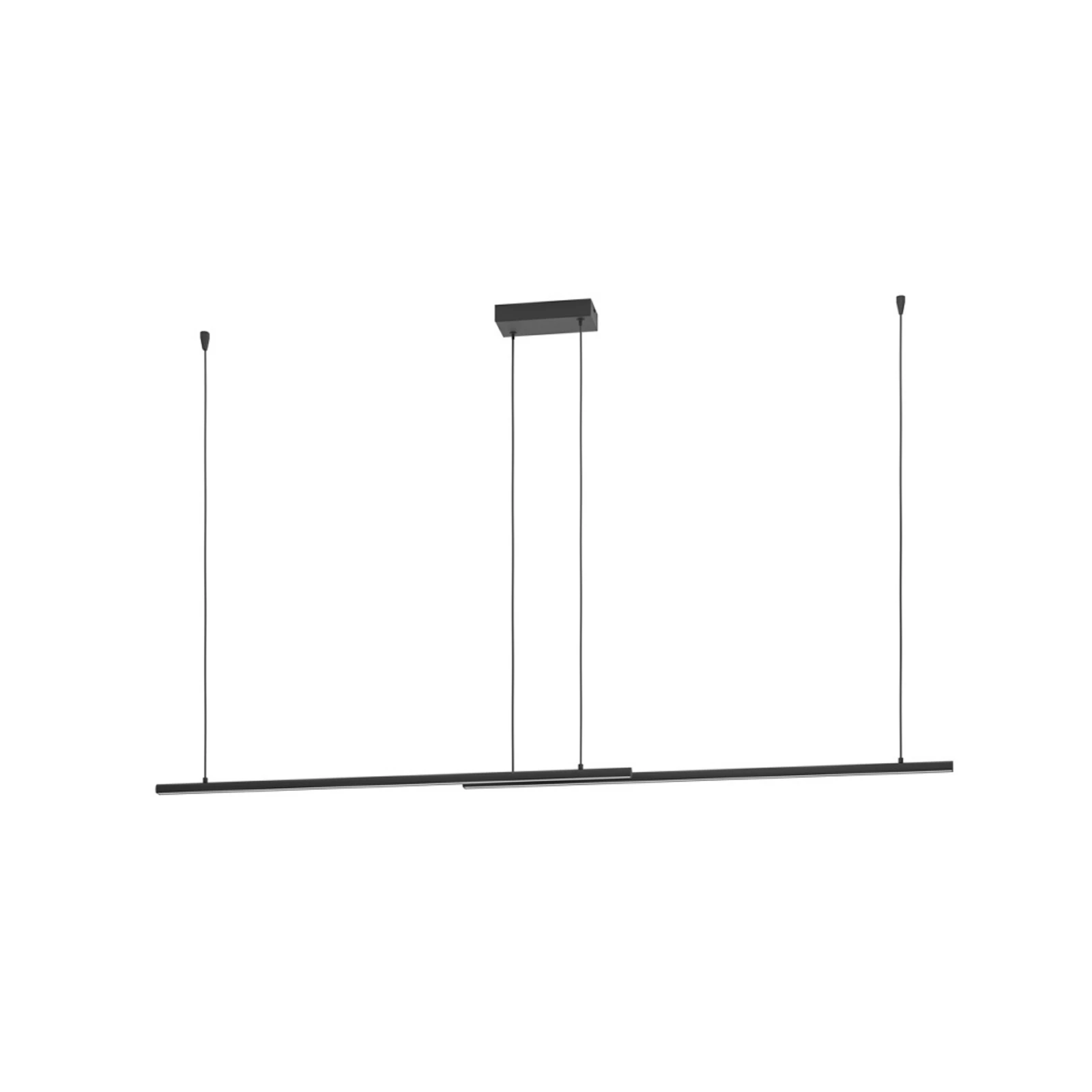 Suspension LED EGLO connect FLATRON-Z, 150 cm, noire
