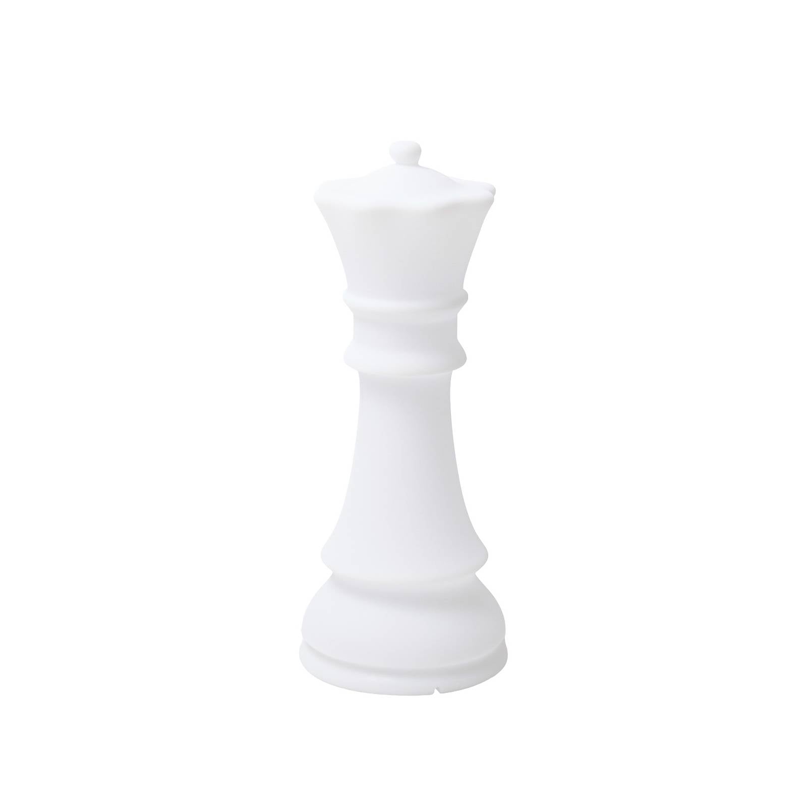 Lampa stojąca LED Lucande Gambi, figura szachowa „Władczyni”, CCT, IP44