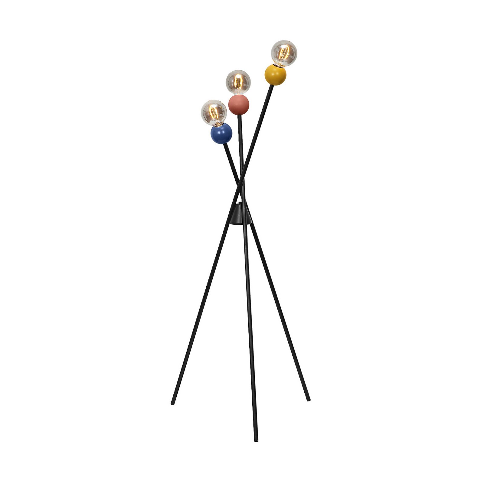 Piantana OSRAM Decor Bubble, colorata, a 3 luci, acciaio, E27
