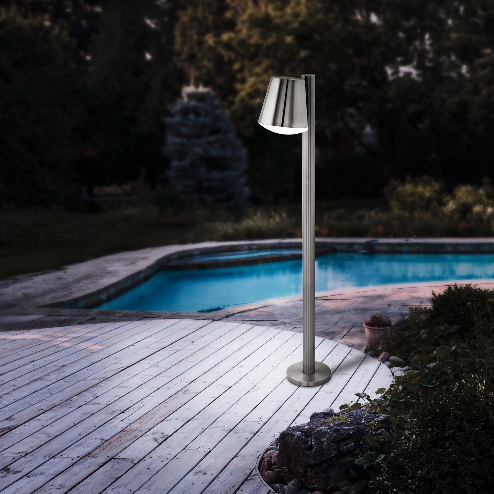 EGLO connect Caldiero-C LED-Wegeleuchte Edelstahl EGLO connect Caldiero-C LED-Wegeleuchte Edelstahl