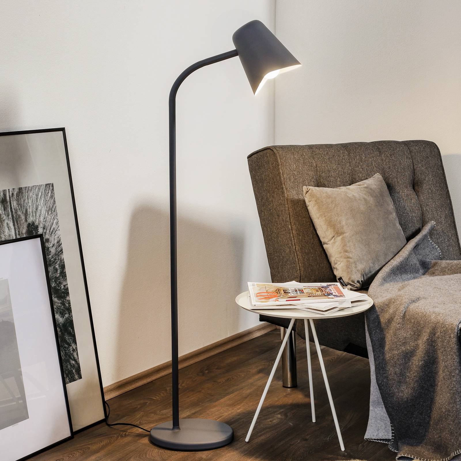 Lampadaire de designer gris Me