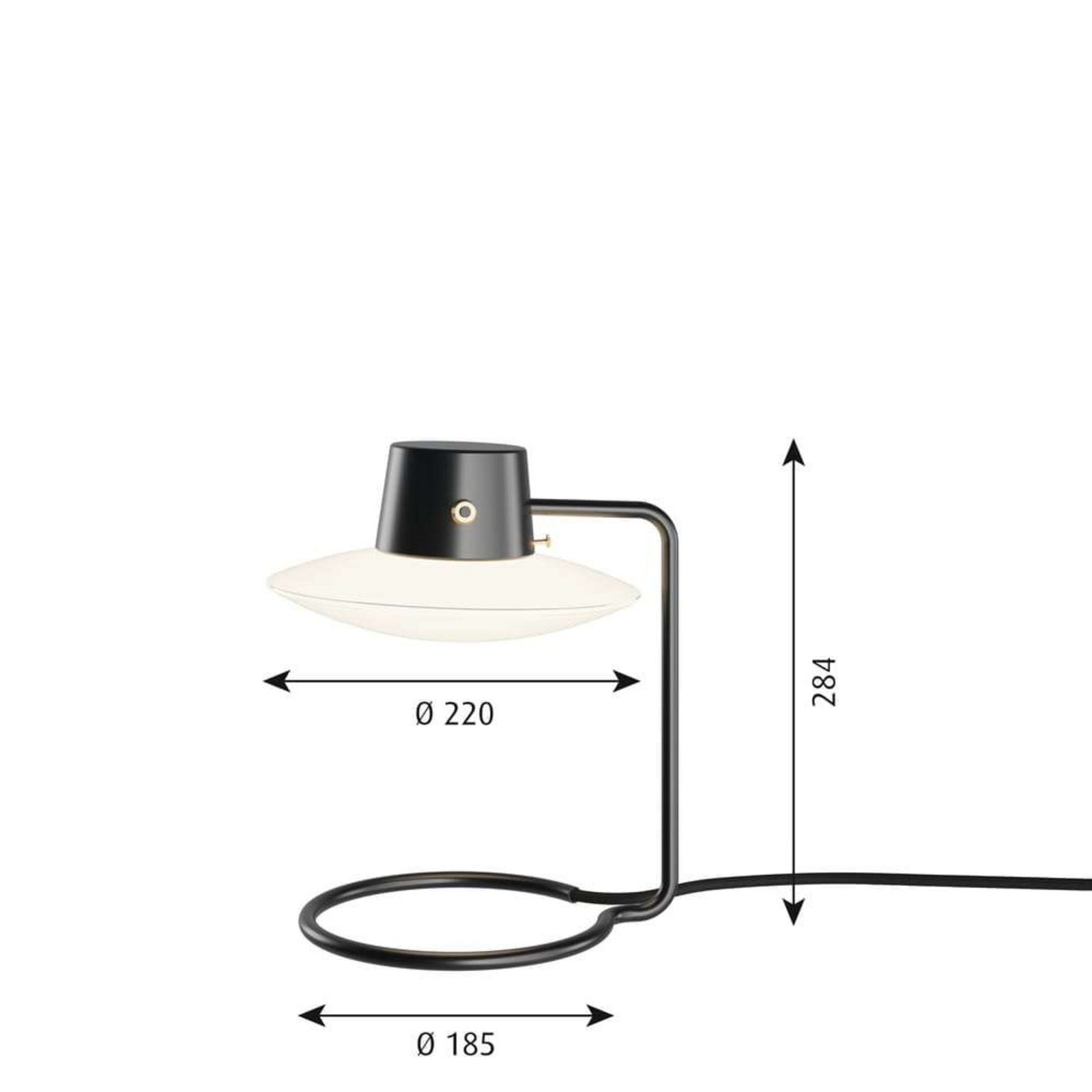 AJ Oxford Lampă de Masă H28 Opal - Louis Poulsen