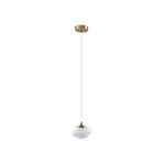 Piatra Lustră Pendul Opal/Alamă - Lindby
