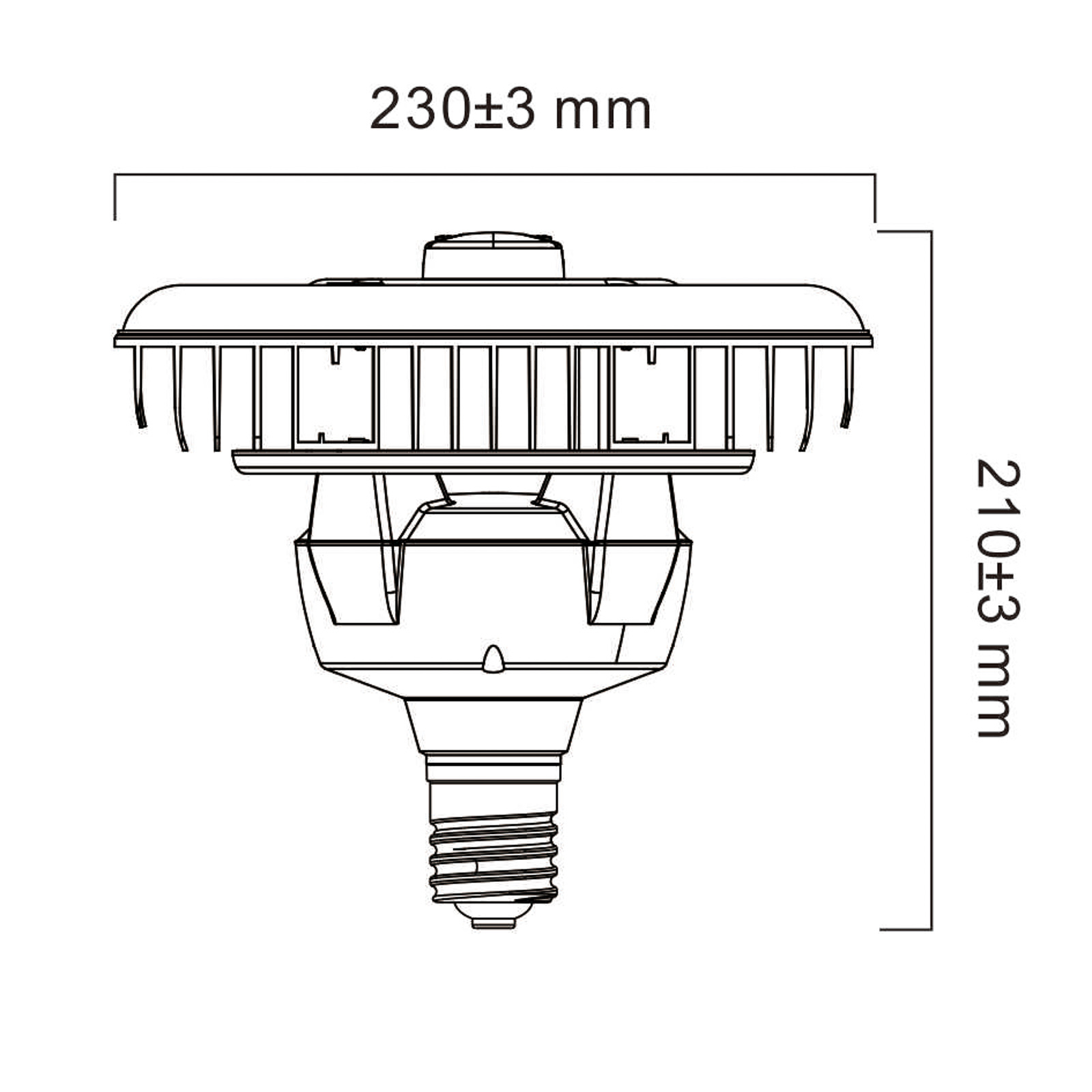 Sylvania LED-pære E40 med PIR-sensor 80 W 4.000 K