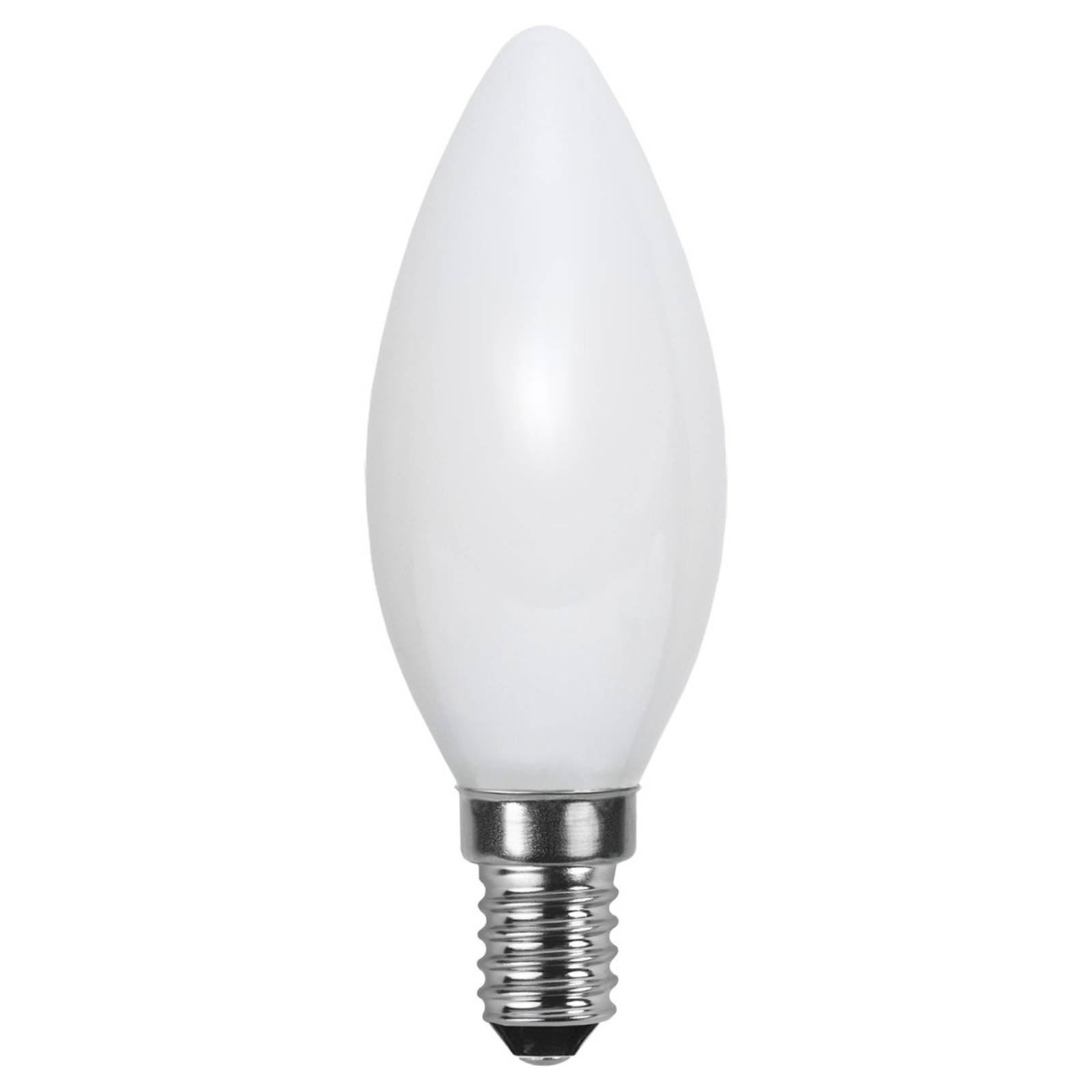 Image of Ampoule bougie LED E14 2 700 K opale Ra90 4,7 W 7391482035981