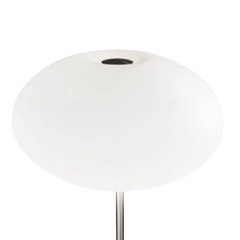 Casablanca Aih lampa stołowa Ø28cm biała lśniąca