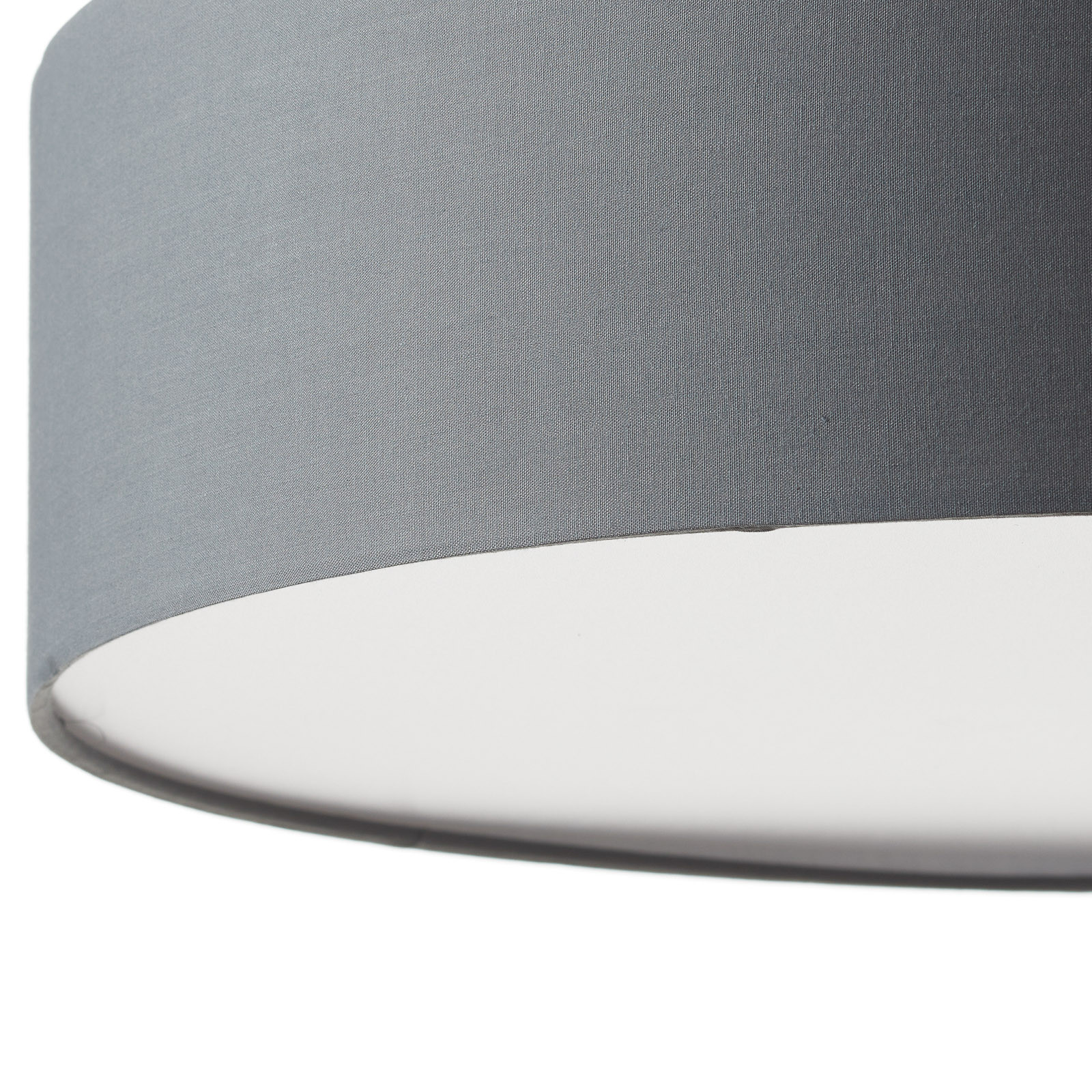 Schöner Wohnen Pina lampă suspendată gri închis - Camera de zi / sufragerie - modern - Țesătură / Textil