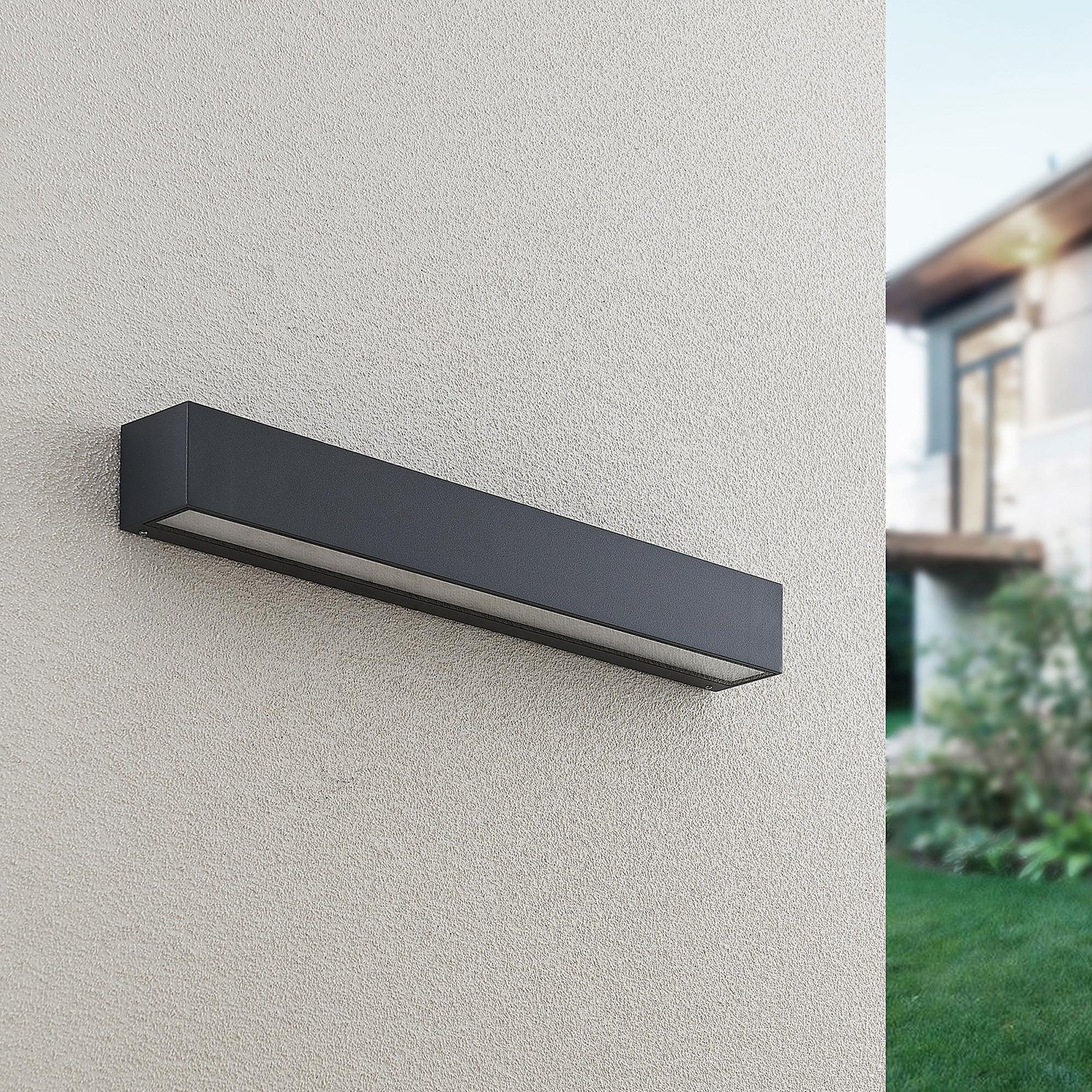 Krylo Candeeiro de Parede Exterior IP65 Graphite - Lucande