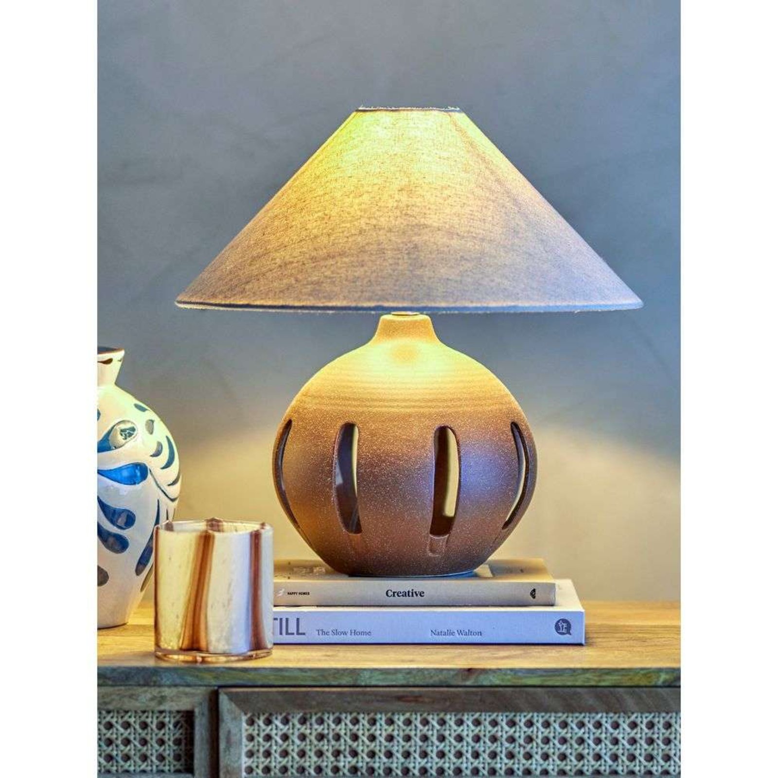 Liana Table Lamp Brown - Bloomingville