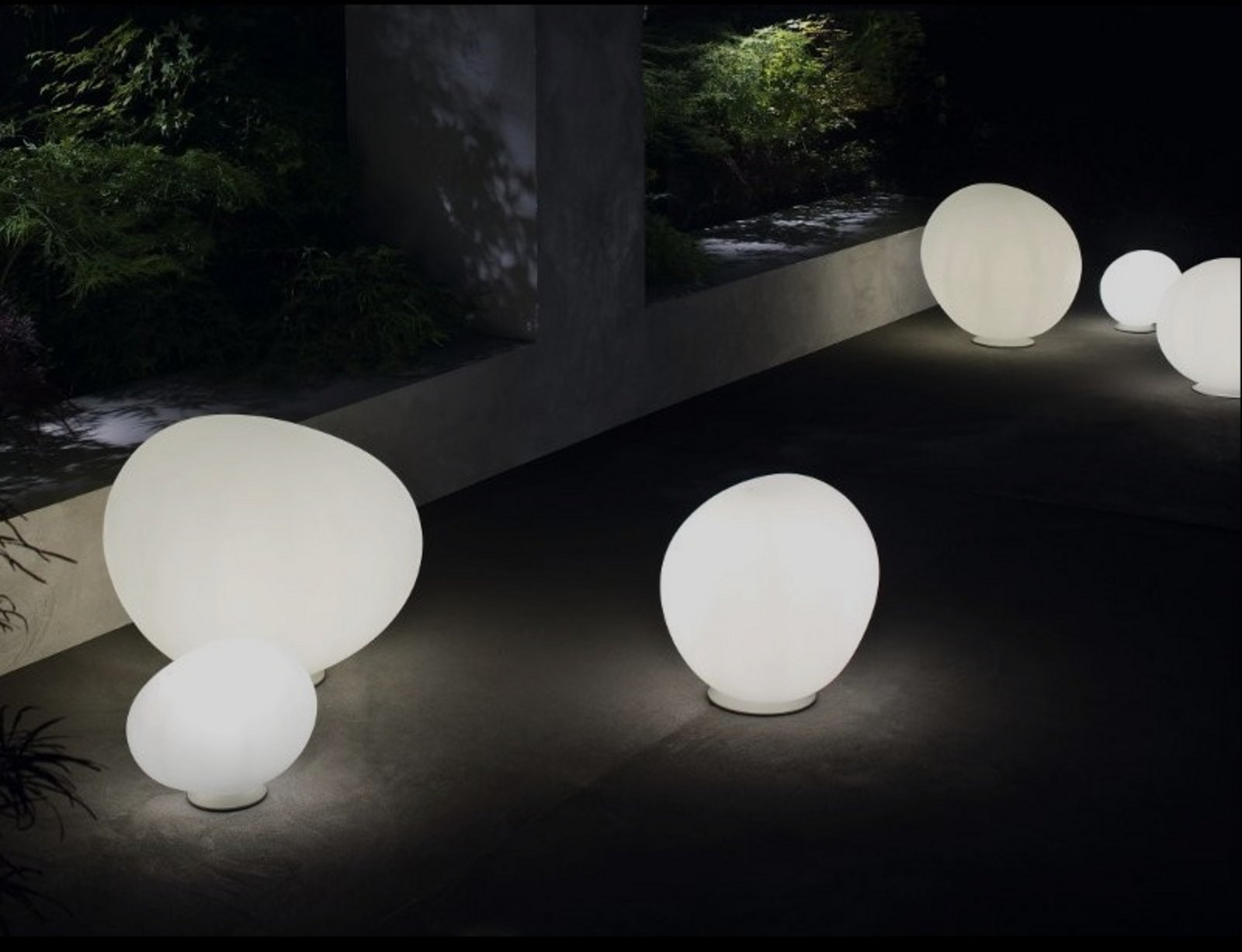 Gregg Exterior Lampadar Large Alb - Foscarini