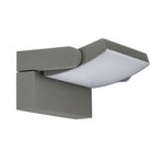 Sherin LED-Außenwandlampe IP54 hellgrau, schwenkbar - Lindby