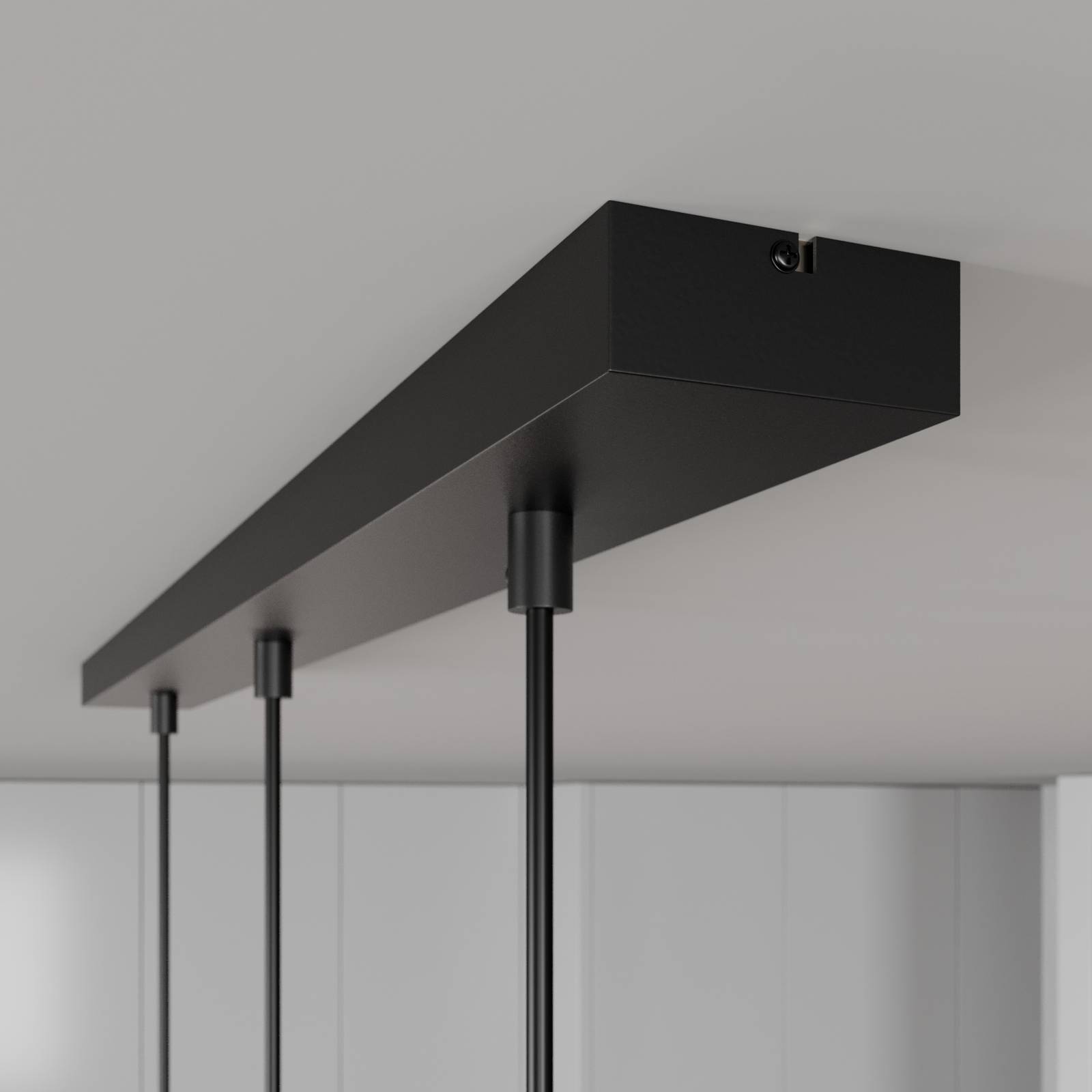 Lampa wisząca Nest 3-punktowa Linear czarna/złota