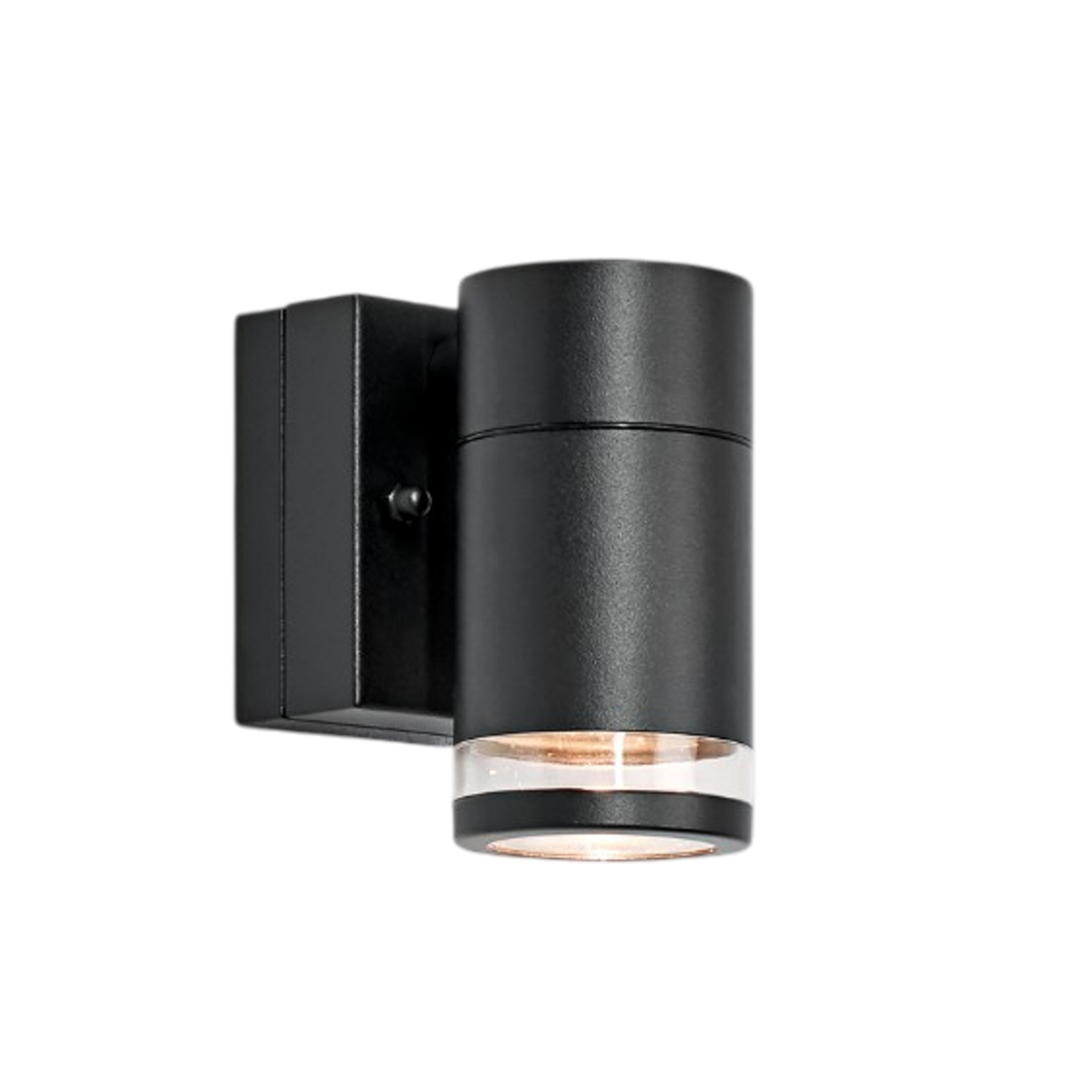 Luno Candeeiro de parede exterior LED, preto, 1 lâmpada, IP65, regulável.