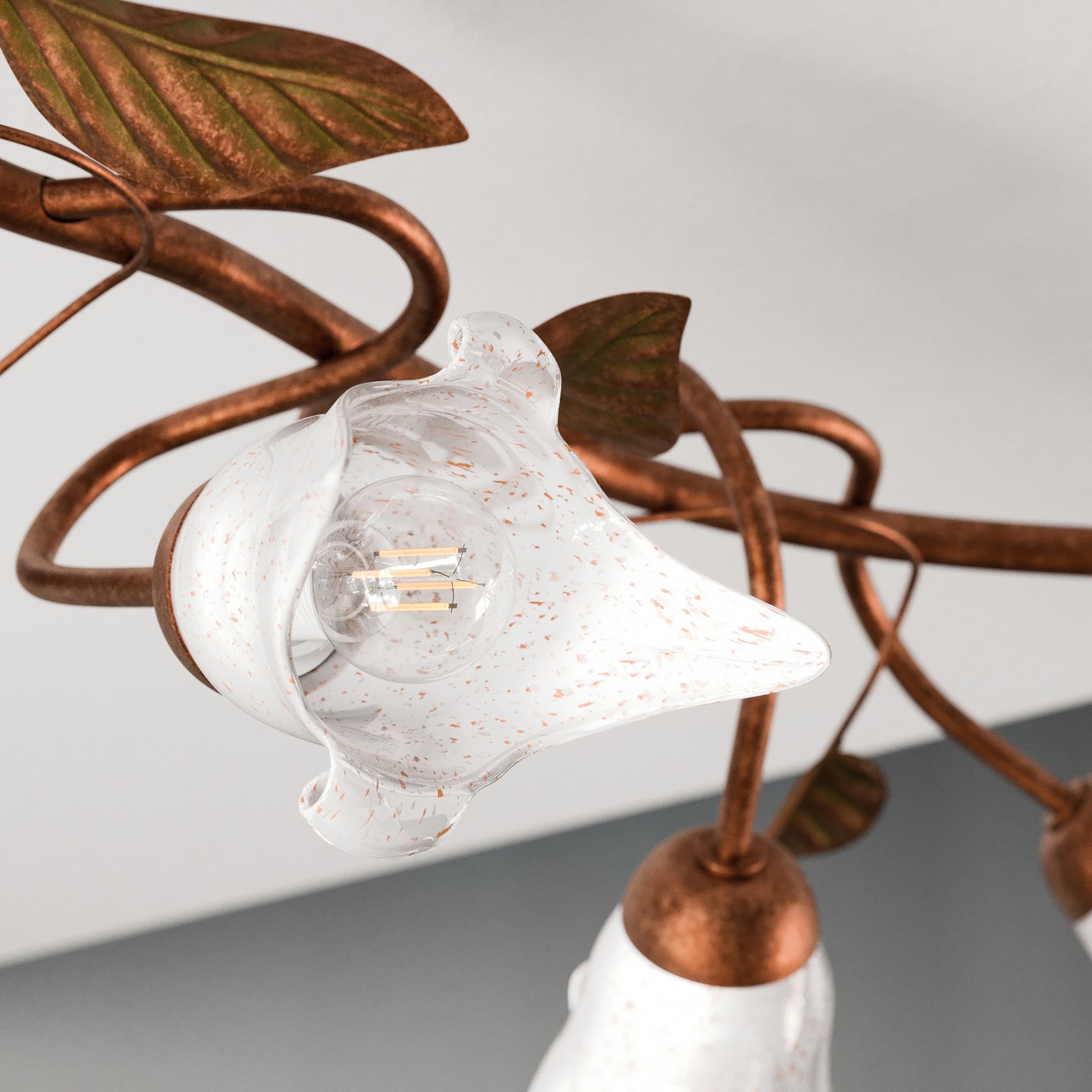 Siena loftlampe, florentinsk stil, 6 lyskilder