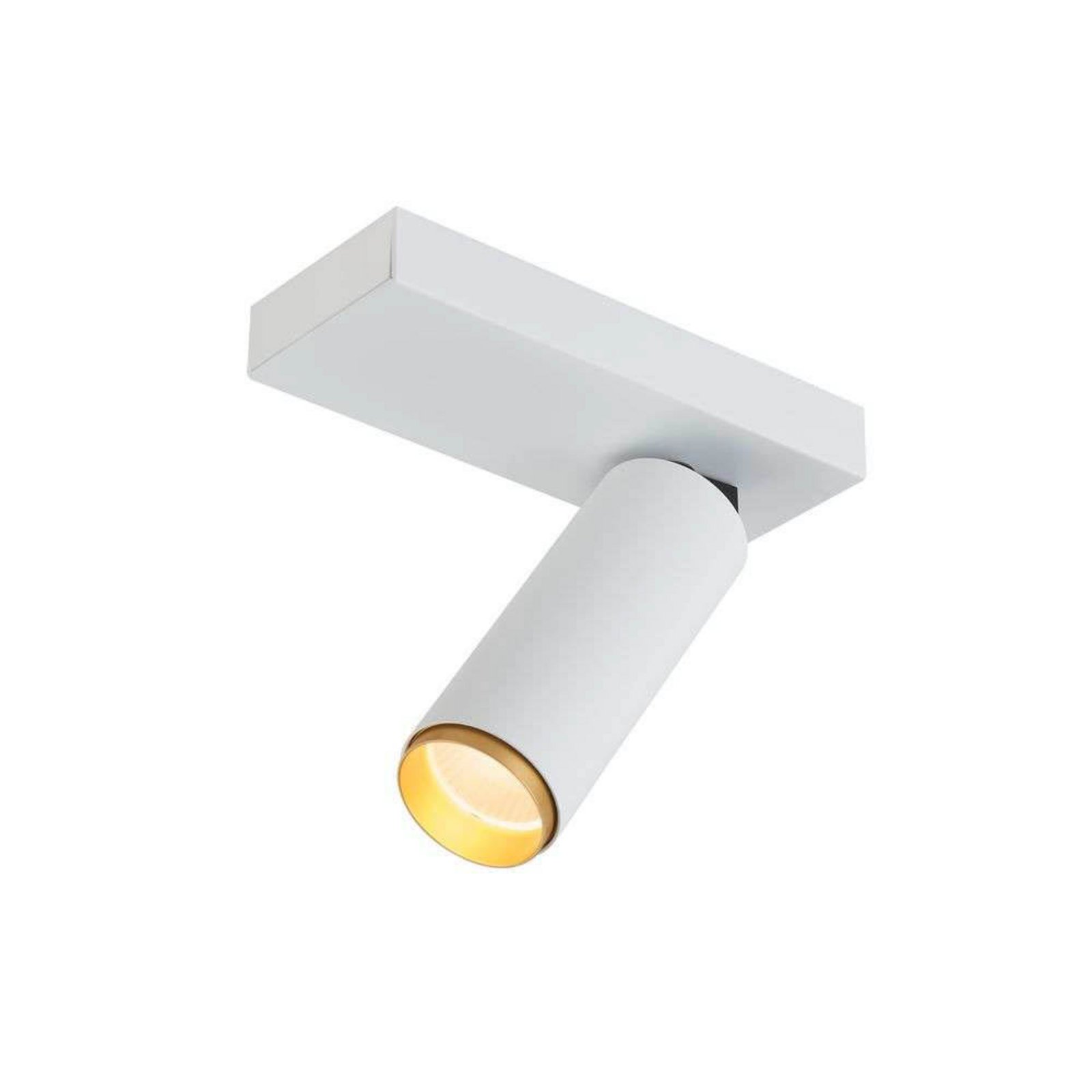 X-Beam Ceiling Lamp Single White/Gold - Loom Design