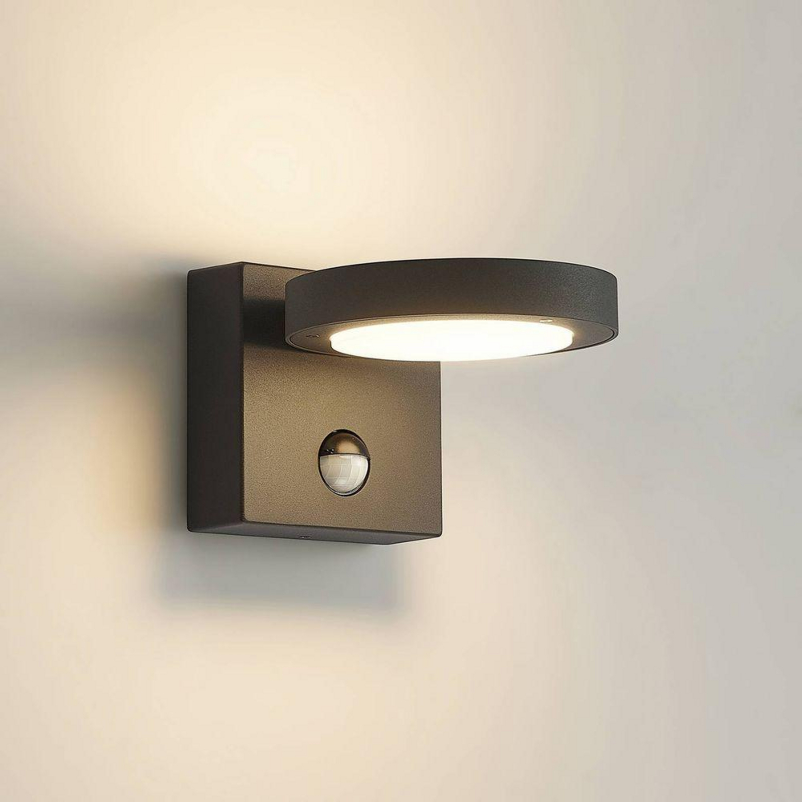 Belna LED Applique da Parete da Esterno con Sensore Grafite - Lucande