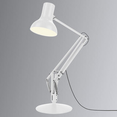 Anglepoise Type 75 Giant da terra, bianco