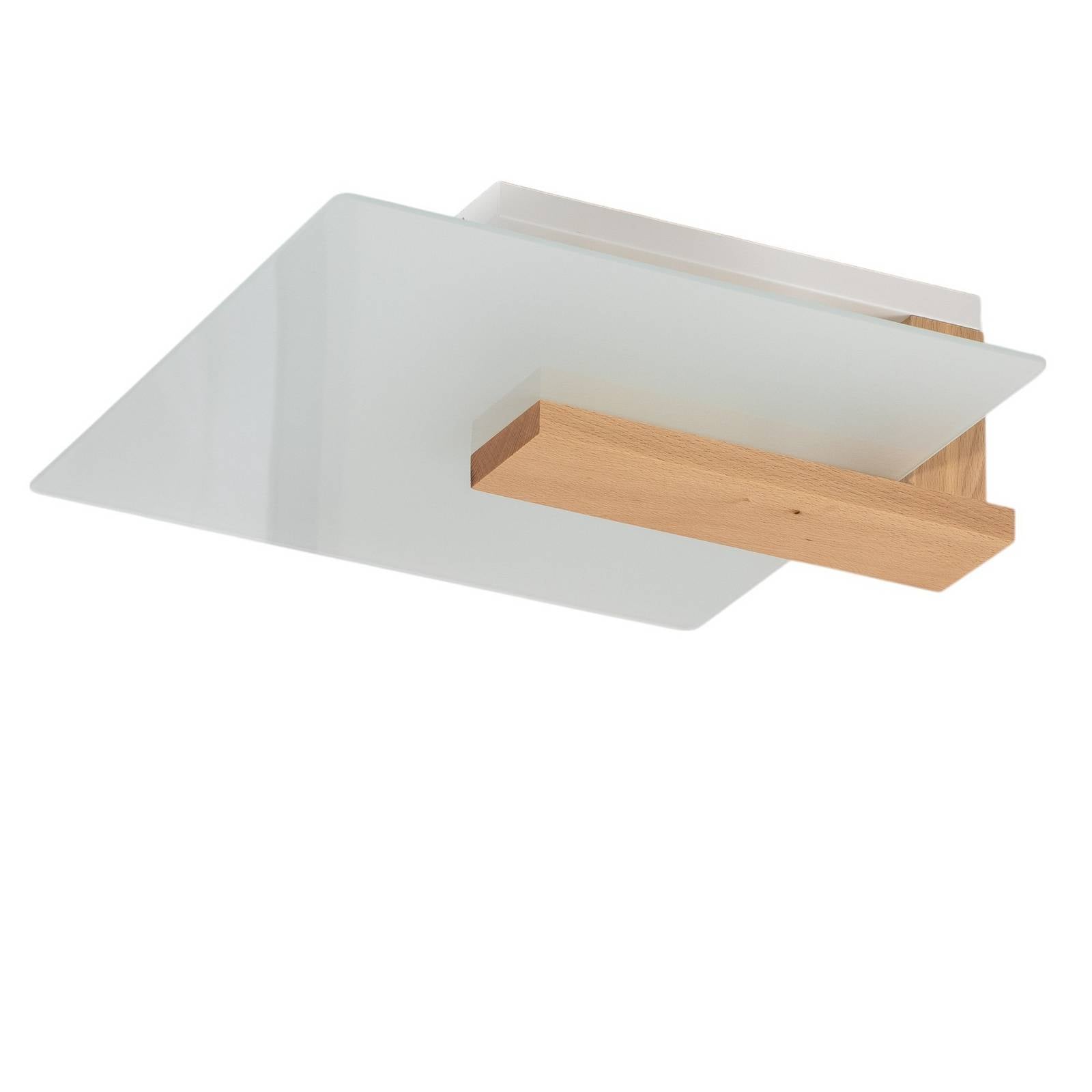 Envostar Peach Puff Deckenleuchte mit Glas, holz