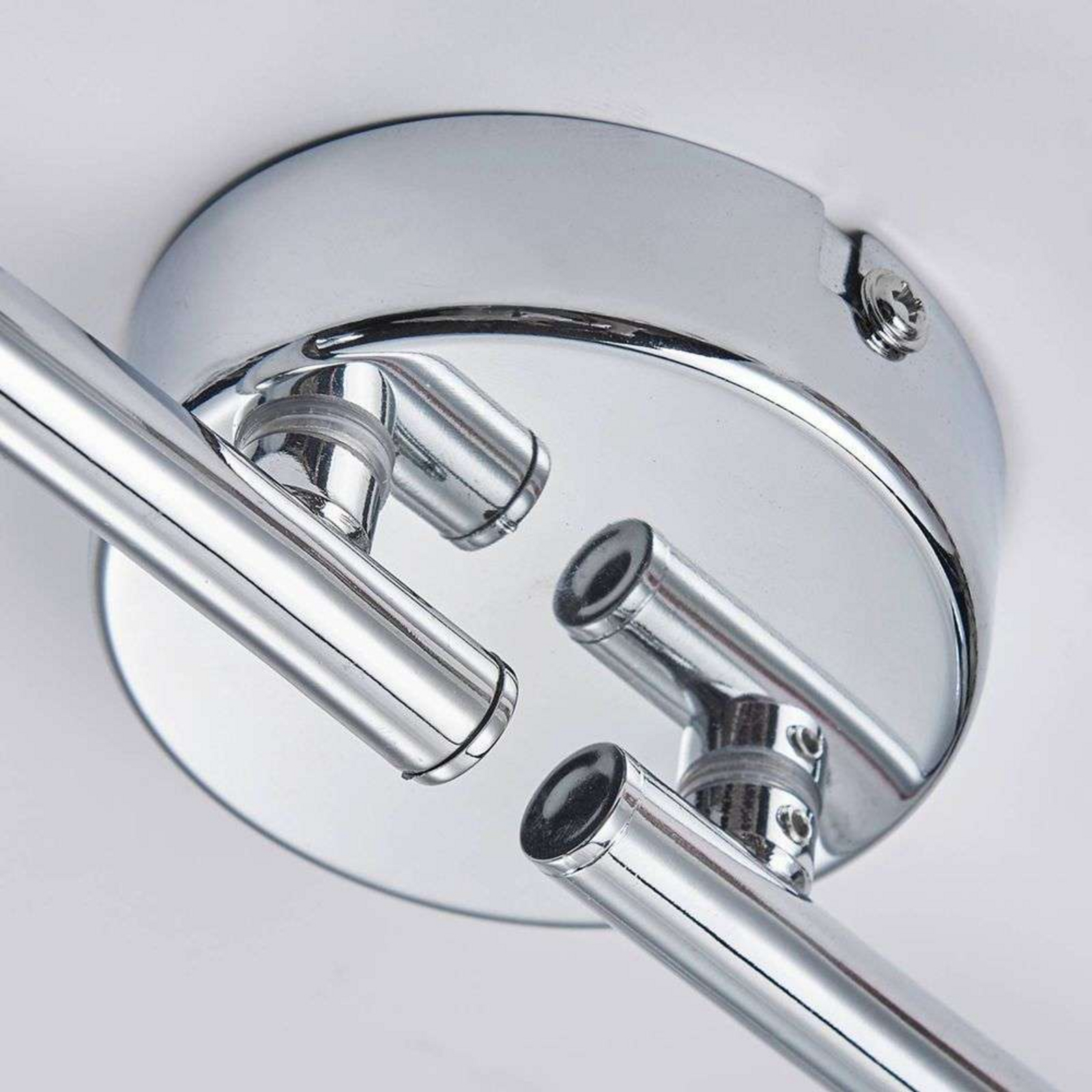 Ticino 4 Ceiling Lamp Silver/Chrome - Lindby