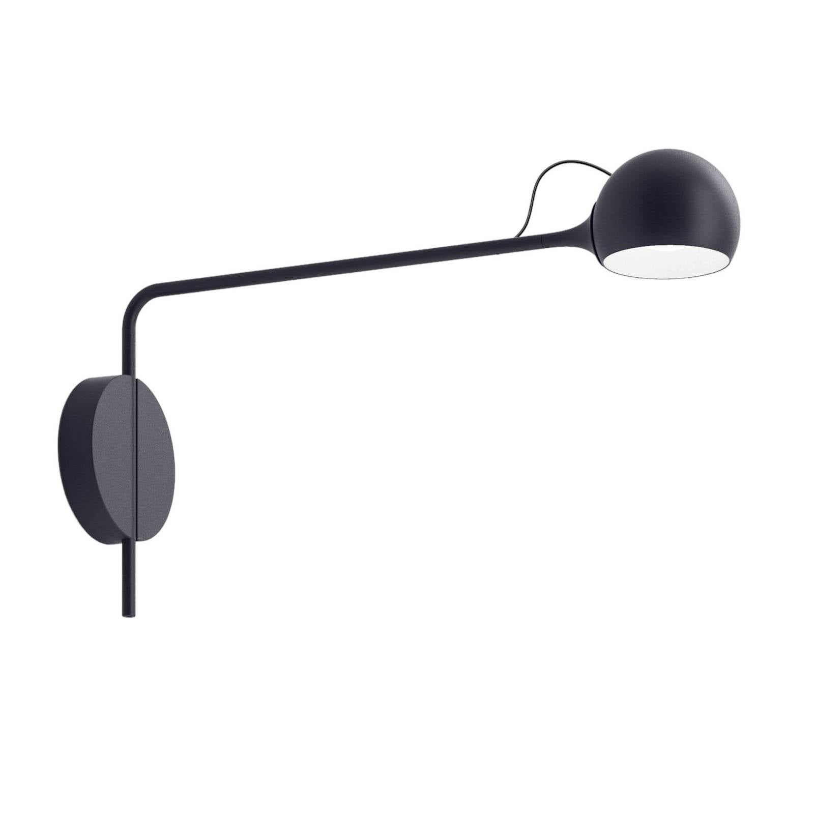 Artemide Ixa LED-Wandleuchte, Arm fix, anthrazit