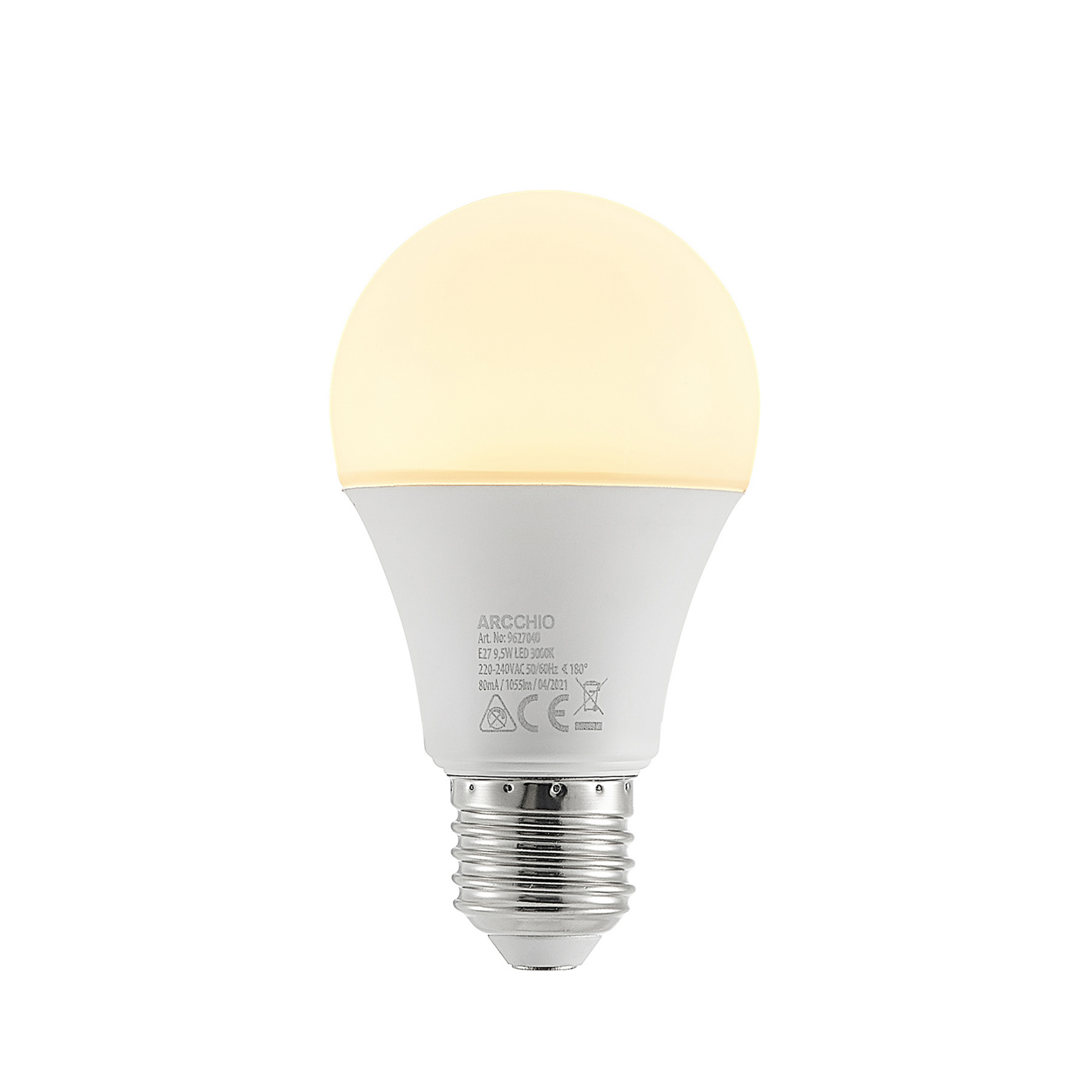 LED-izzó 9,5 W (1055 lm) 3000 K E27 – Arcchio