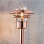 Pathway lamp Blokhus in copper