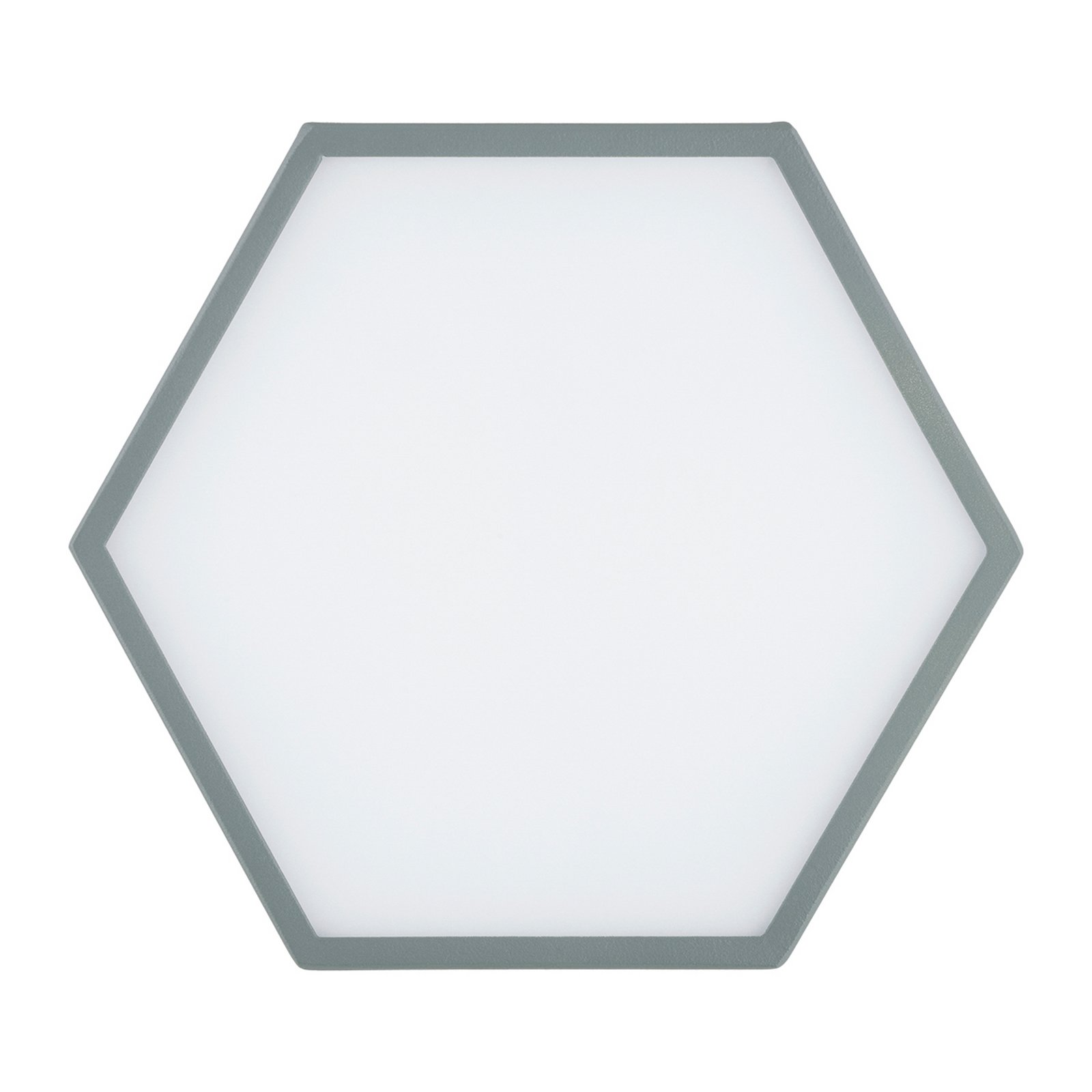 LED-Deckenleuchte Libre, salbeigrün, Stahl, 3.000 K