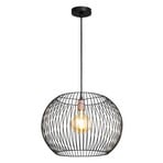 Cordano lógó világítás, fekete, Ø 48 cm, fém