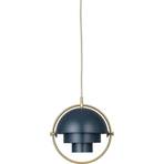 Multi-Lite Lustră Pendul S Brass/Midnight Blue - GUBI