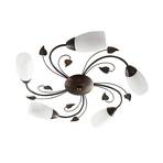 Stefania 5 Stropna lampa Bijela/Black-Gold - Lindby