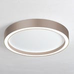 Bopp Aura LED-loftlampe Ø 55cm hvid/taupe