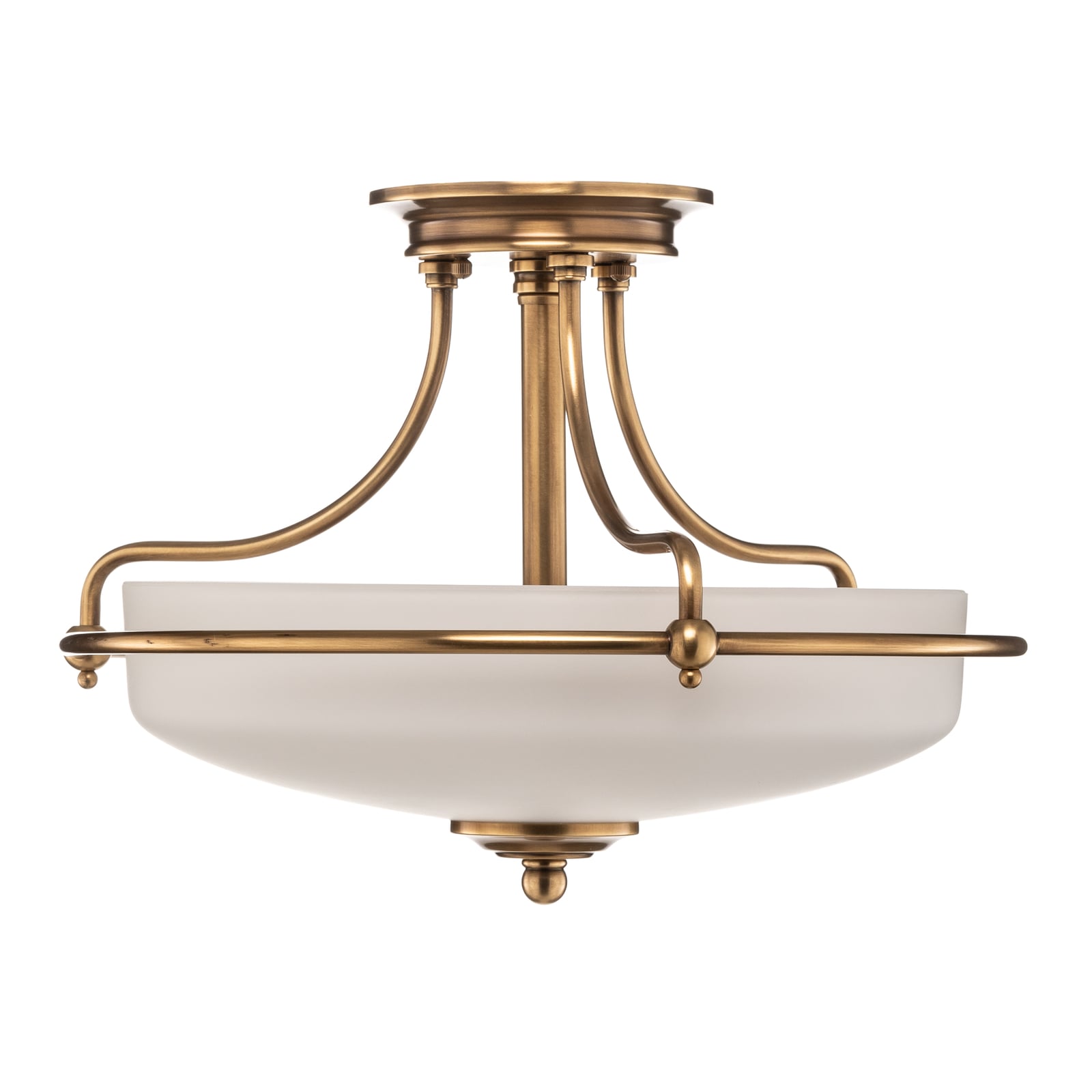 Griffin loftlampe, messing, Ø 42 cm – QUOIZEL Griffin loftlampe, messing, Ø 42 cm – QUOIZEL