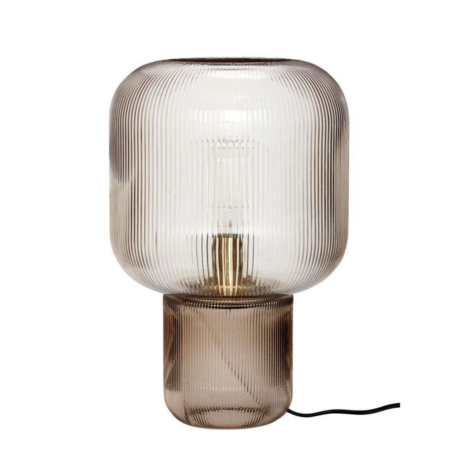 Pirum Bordslampa Clear/Smoked - Hübsch