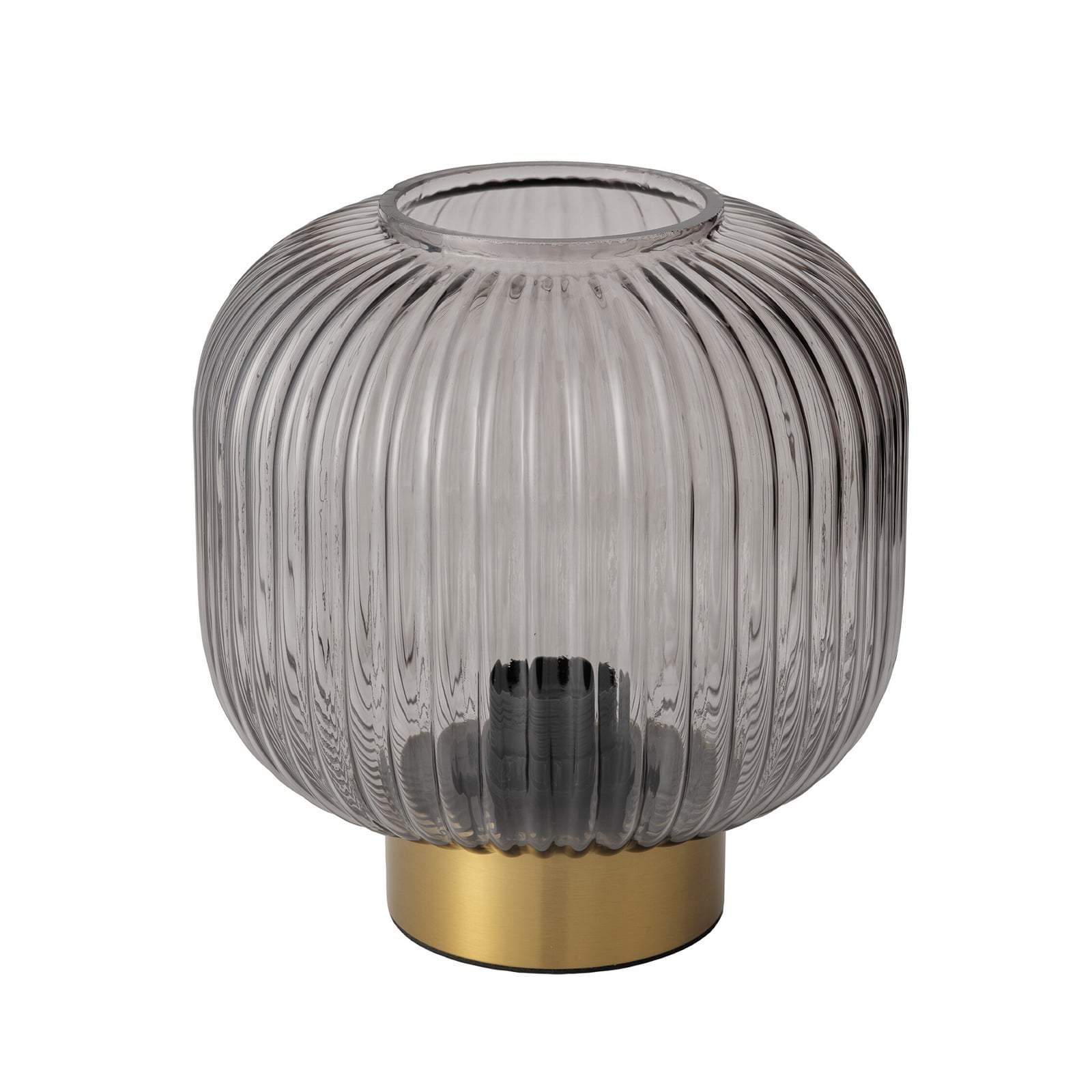 Επιτραπέζια λάμπα OSRAM Decor Groovie, γκρι, ύψος 22 εκ., γυαλί, E27