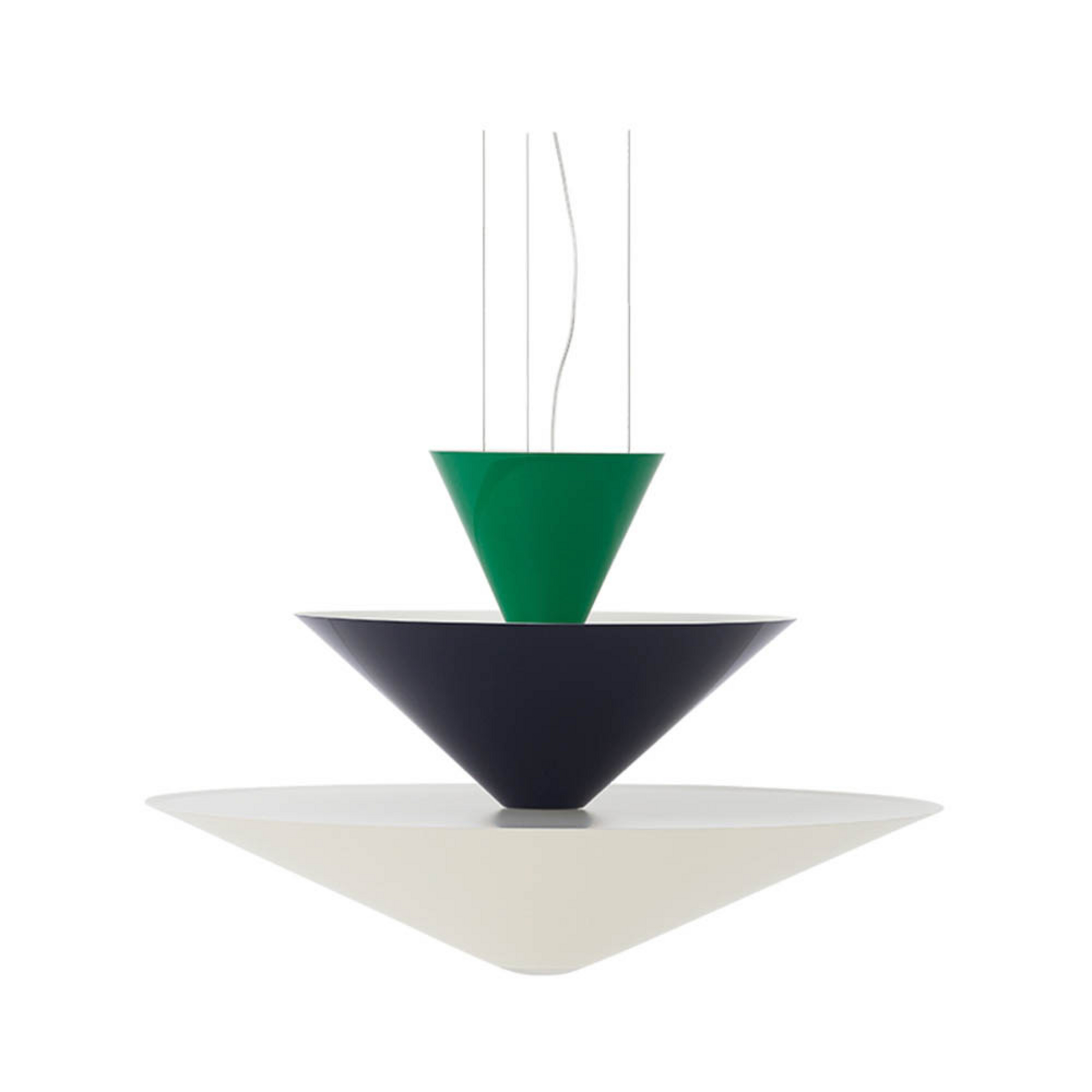 Gio LN14 Lampă suspendată Ø 60 cm verde/albastru/alb - &Tradition