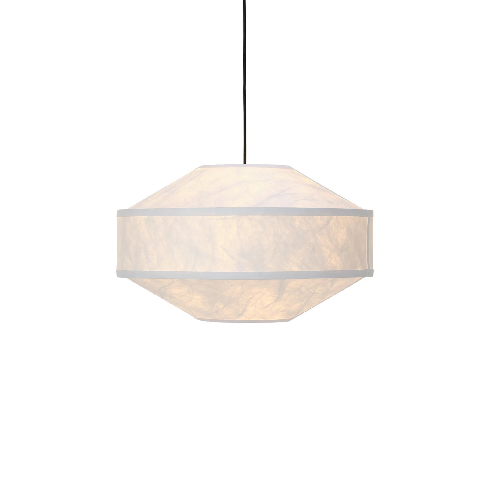 New Works Suspension Kite, Ø 55 cm, blanc, 3 lampes, toison