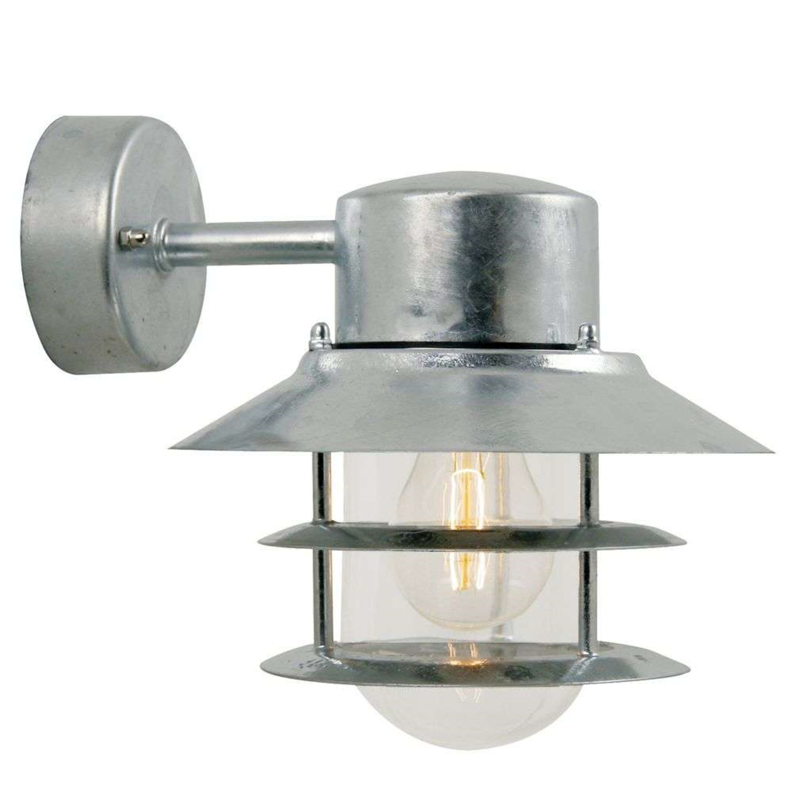 Blokhus Down Wall Lamp Galvanised - Nordlux