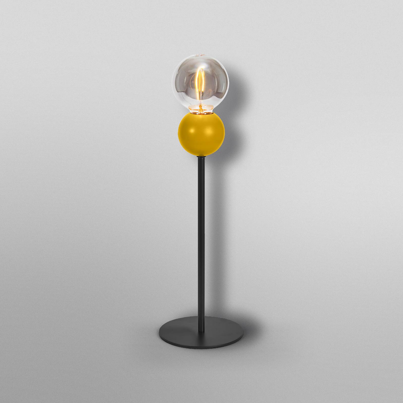 Lampa stołowa OSRAM Decor Bubble, żółta, 1-punktowa, stal, E27