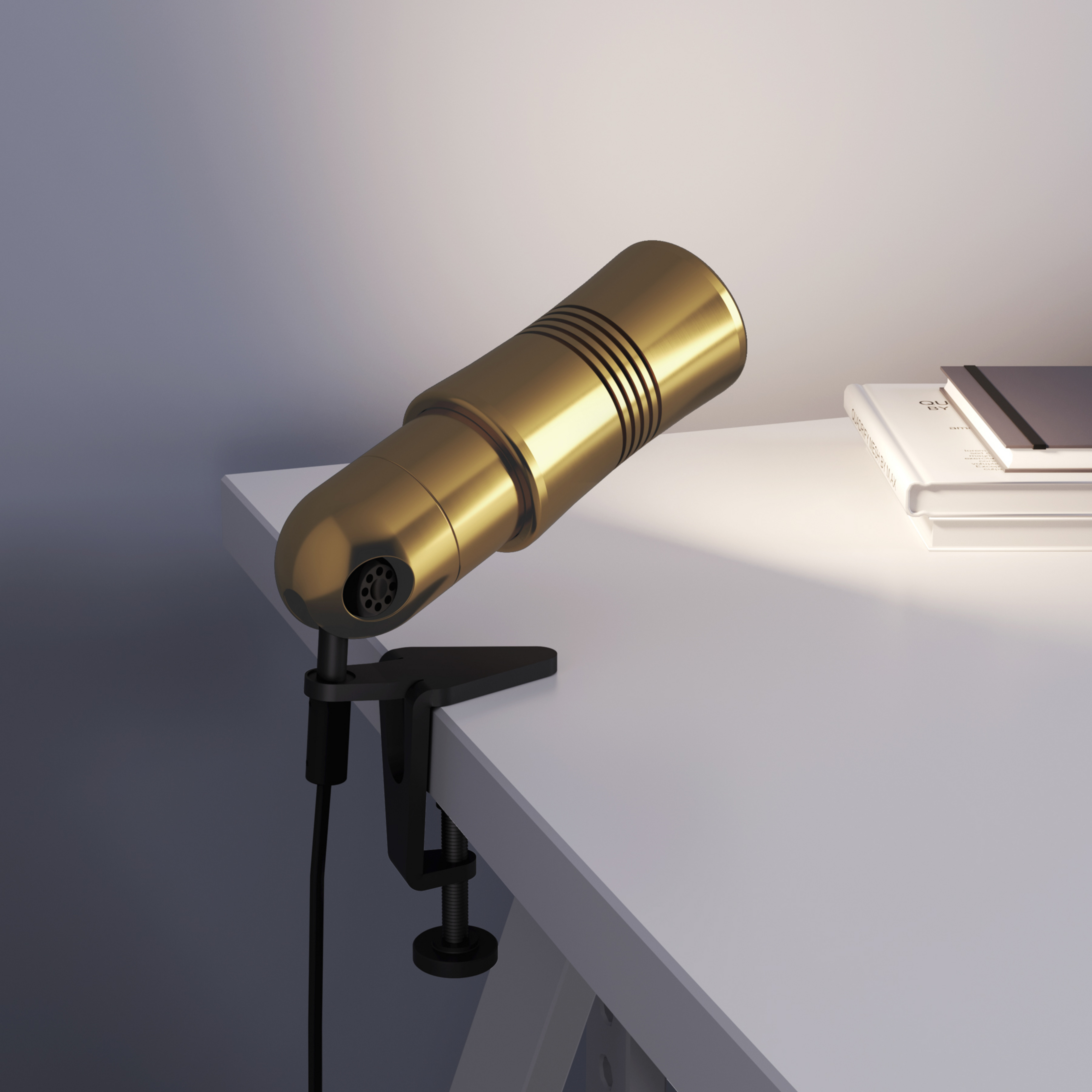 Neo! "Clamp" LED gnybtų lemputė, žalvaris